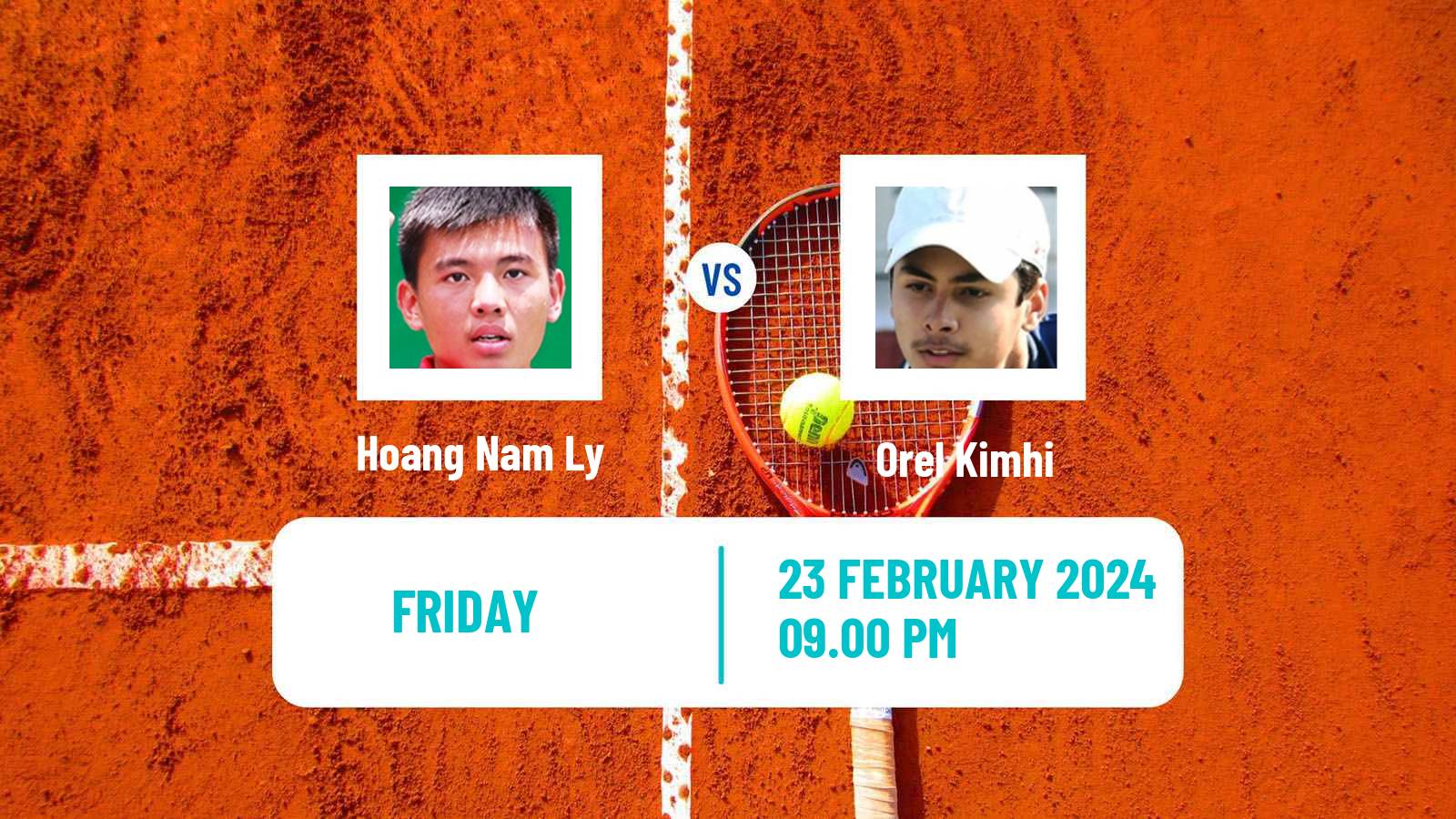 Tennis ITF M15 Nakhon Si Thammarat 2 Men Hoang Nam Ly - Orel Kimhi