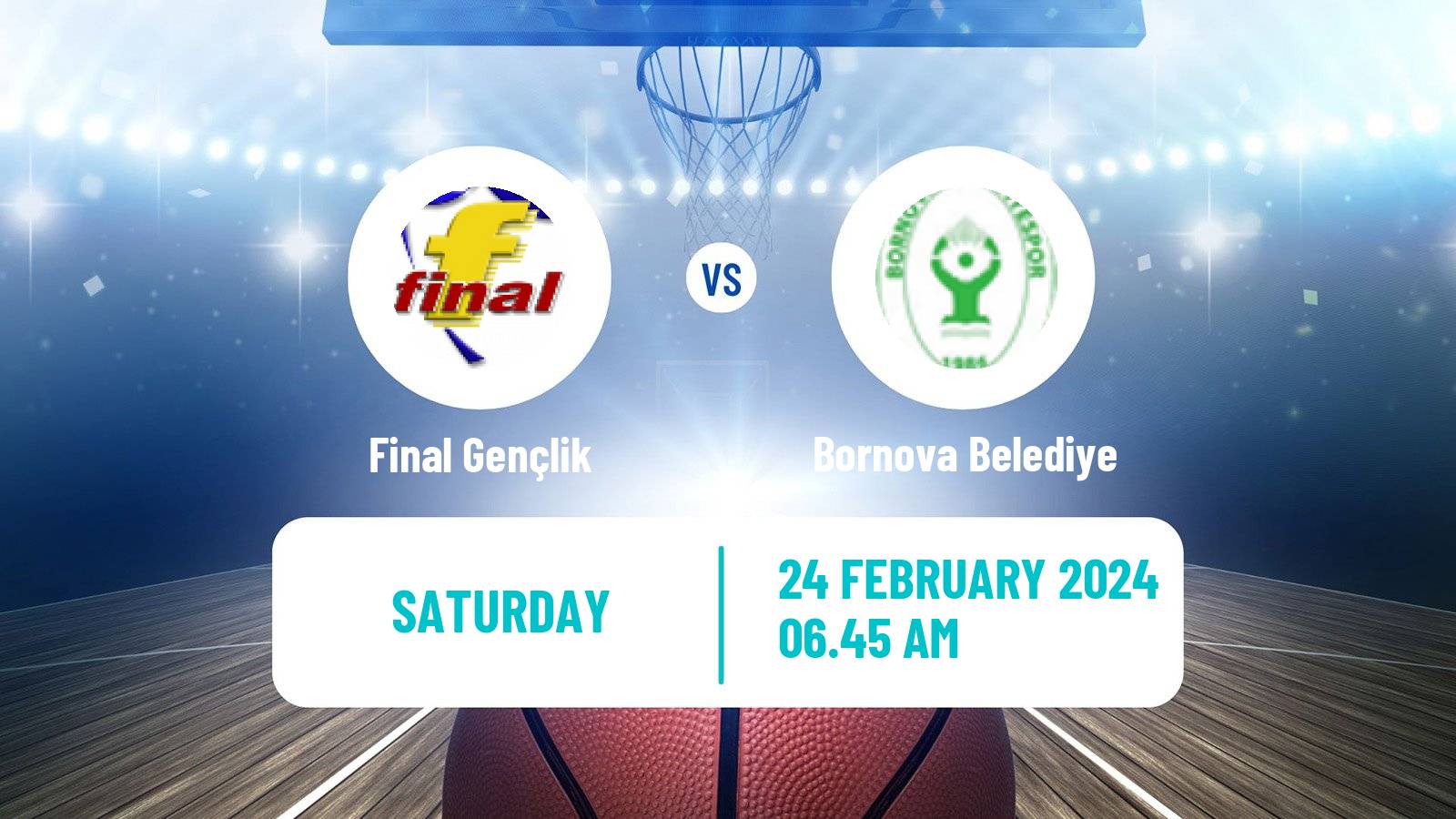 Basketball Turkish TBL Final Gençlik - Bornova Belediye
