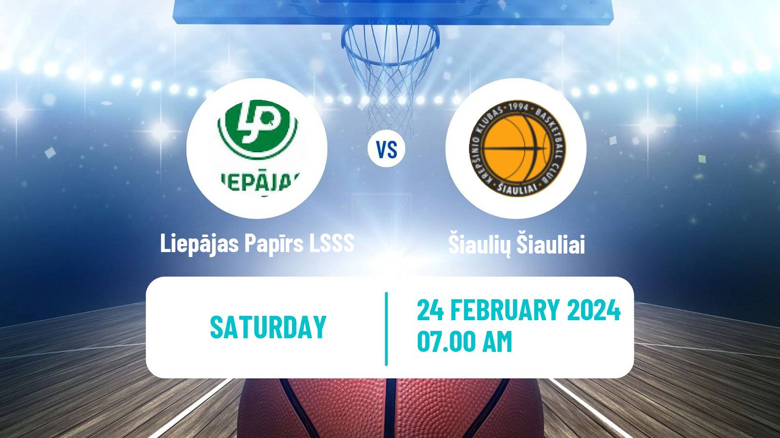 Basketball WBBL Liepājas Papīrs LSSS - Šiaulių Šiauliai