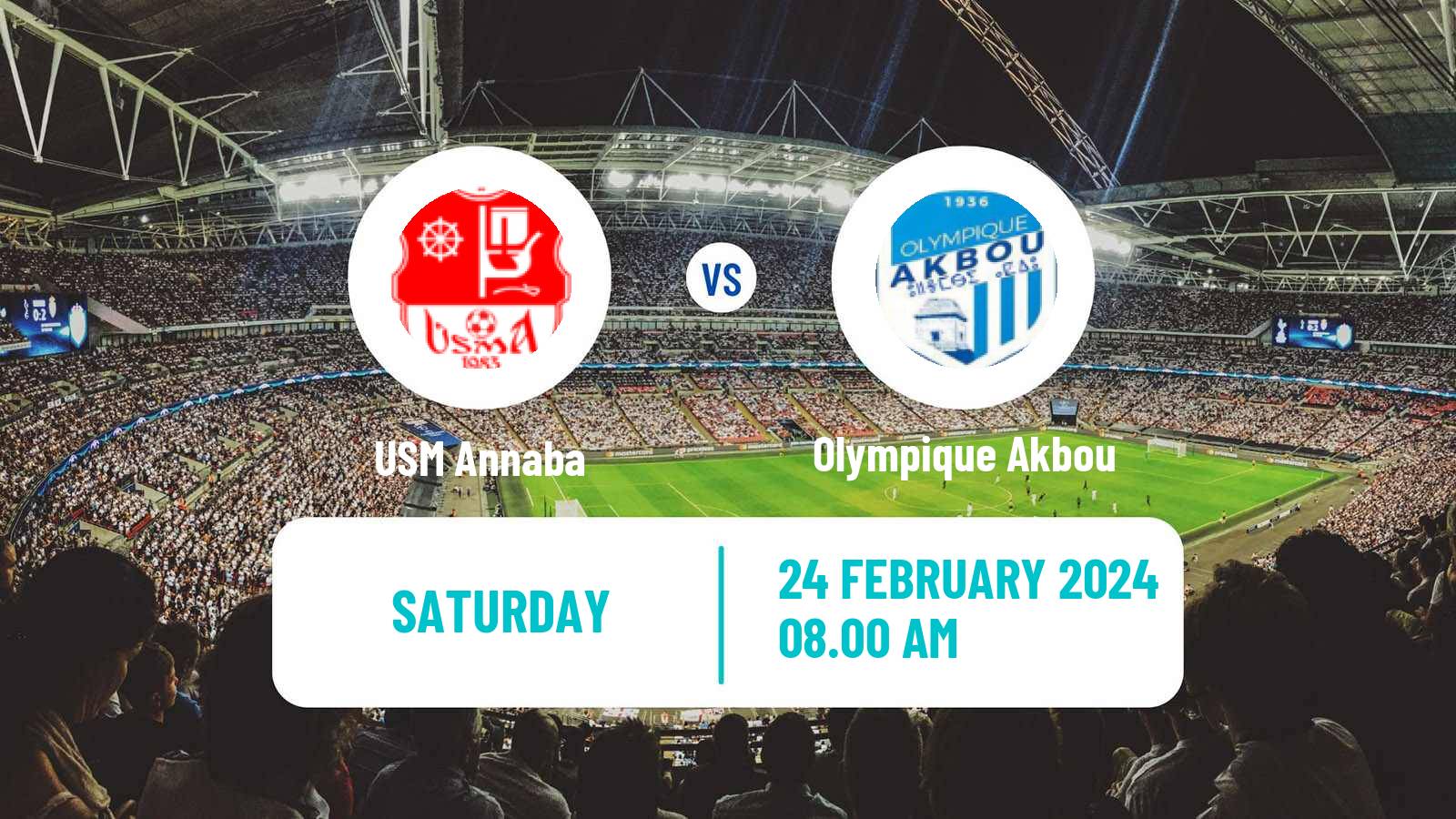 Soccer Algerian Ligue 2 Annaba - Olympique Akbou