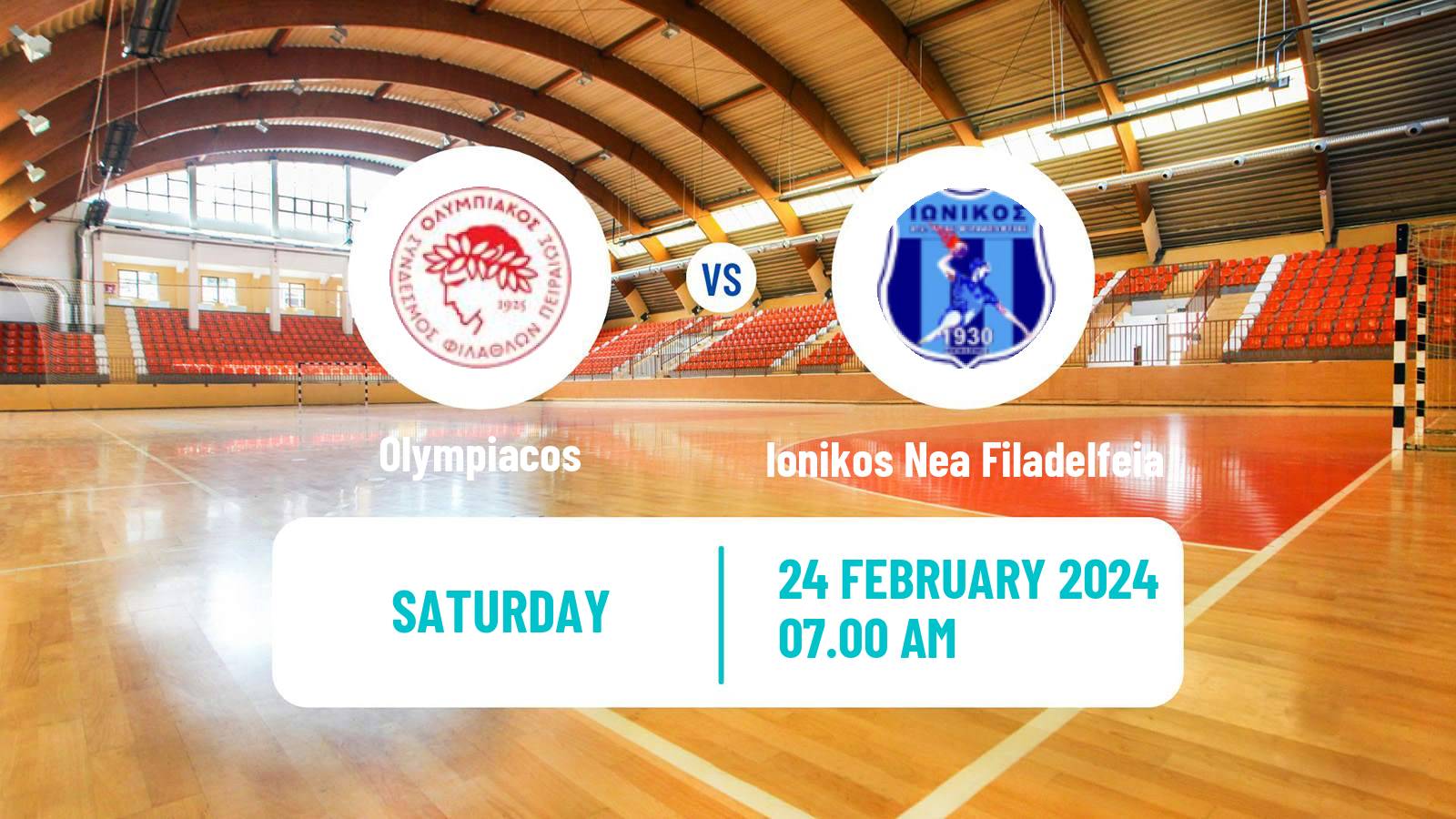 Handball Greek A1 Handball Olympiacos - Ionikos Nea Filadelfeia