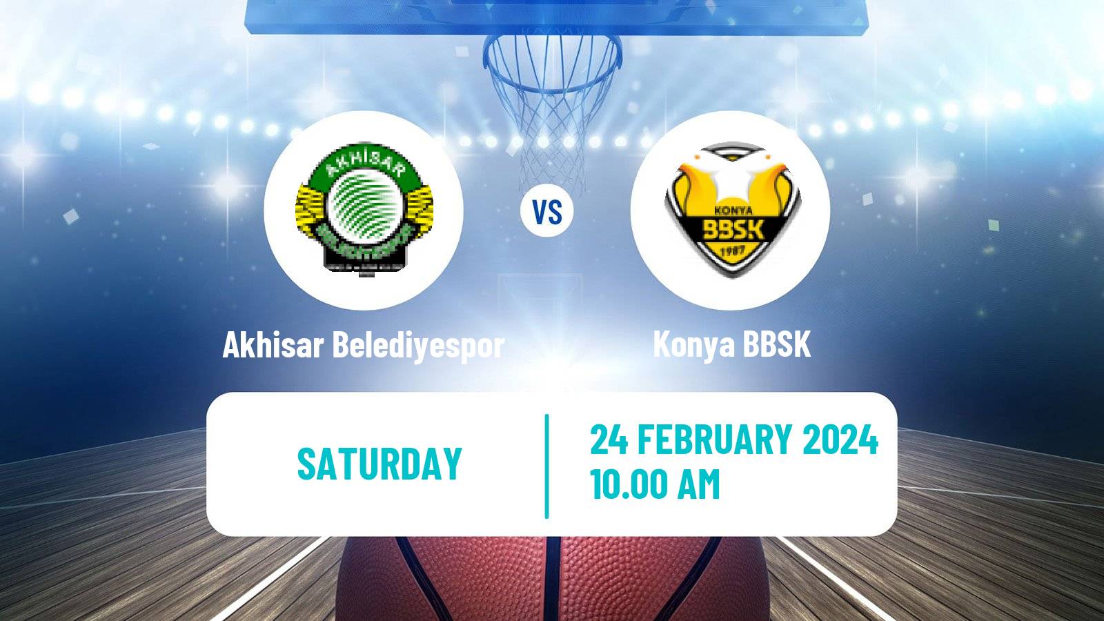 Basketball Turkish TB2L Akhisar Belediyespor - Konya BBSK