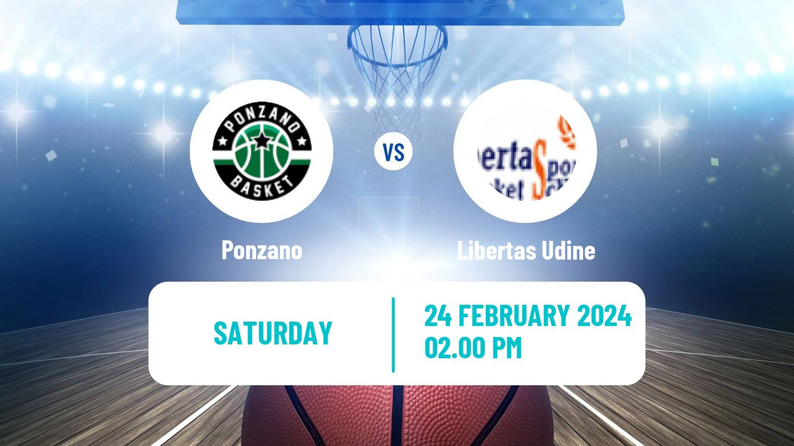 Basketball Serie A2 Basketball Women Group B Ponzano - Libertas Udine