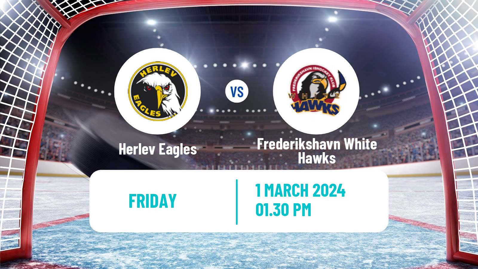 Hockey Danish Ishockey Ligaen Herlev Eagles - Frederikshavn White Hawks