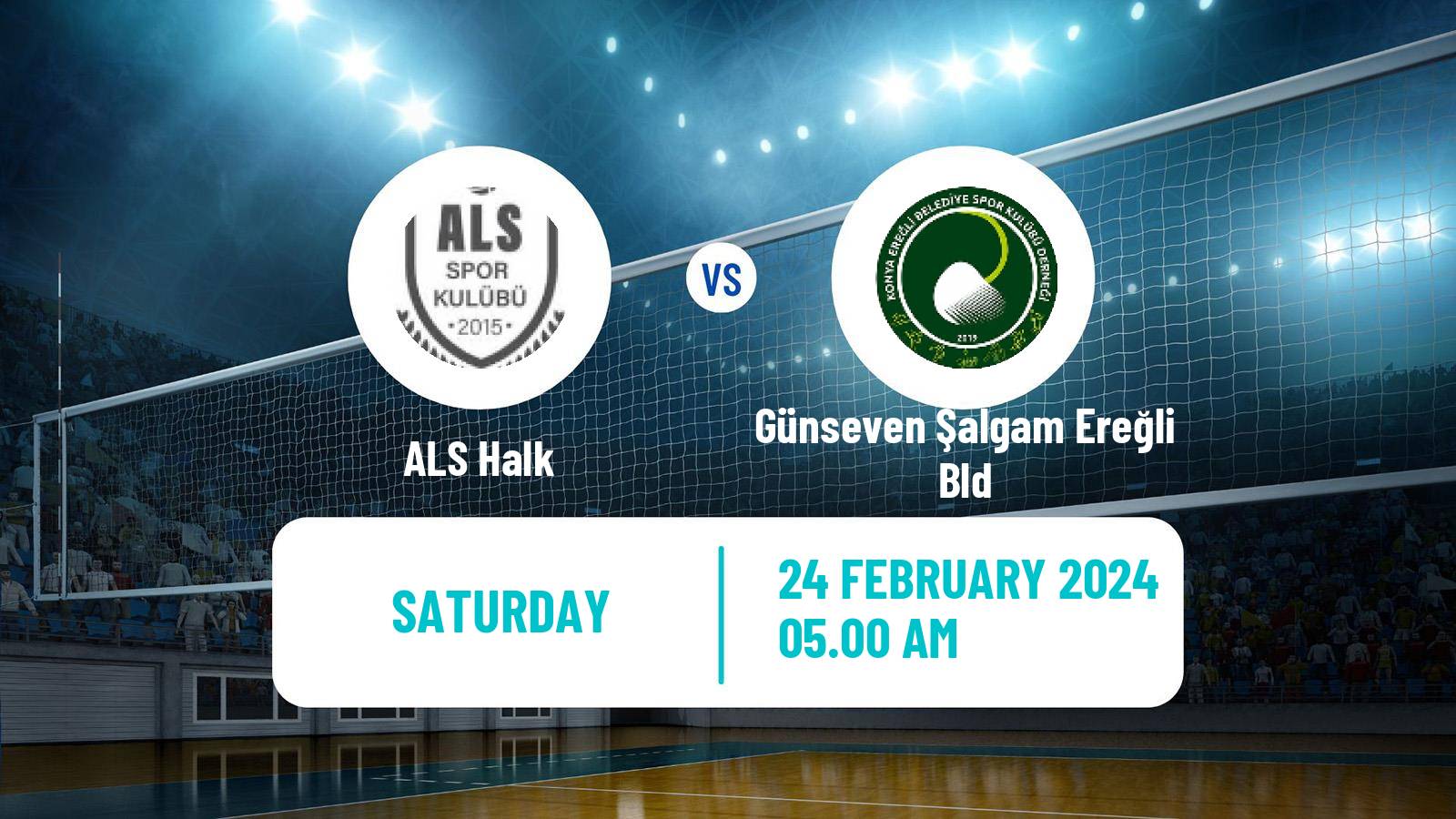 Volleyball Turkish 1 Ligi Volleyball Women ALS Halk - Günseven Şalgam Ereğli Bld