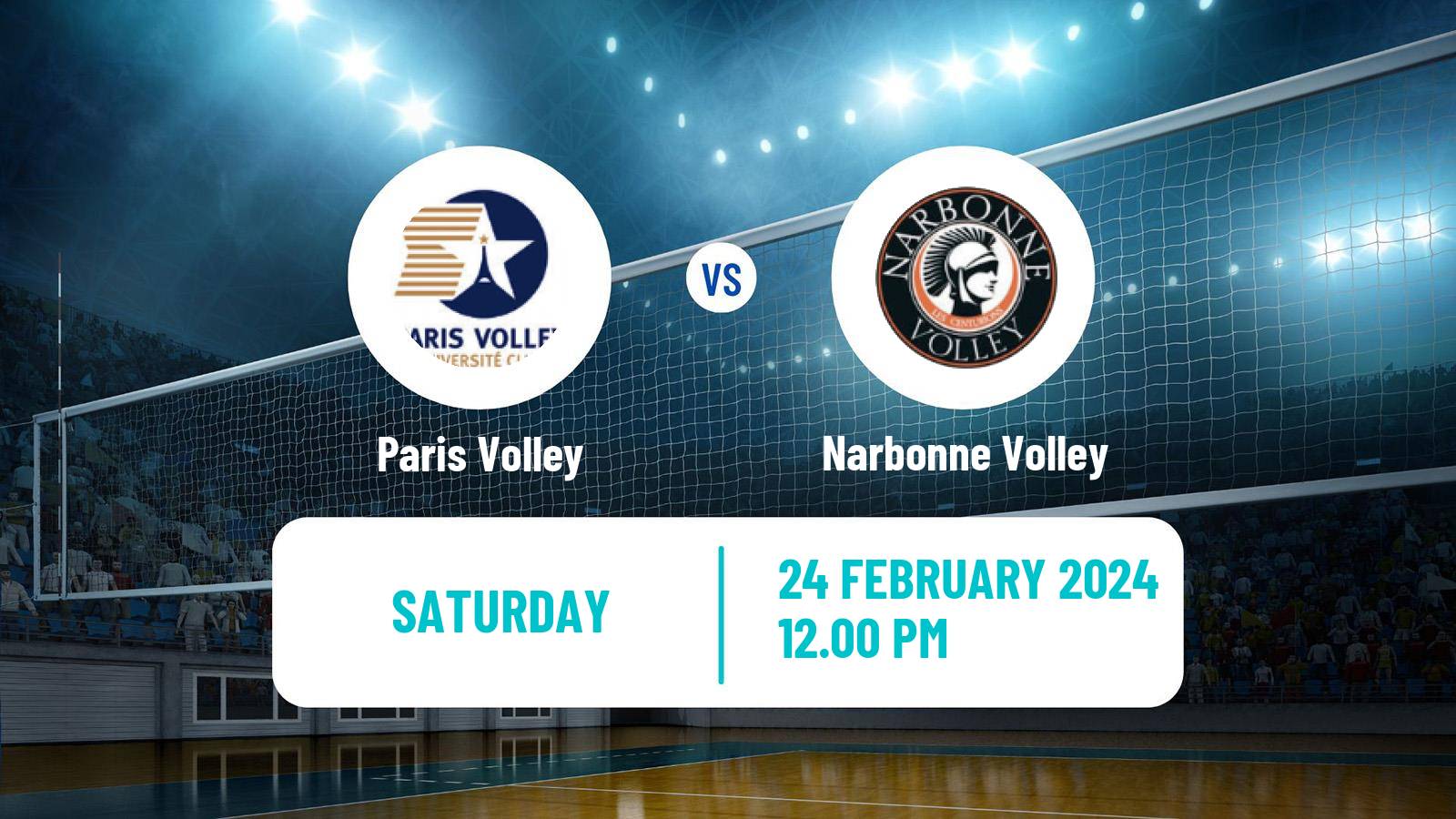 Volleyball French Ligue A Volleyball Paris Volley - Narbonne Volley