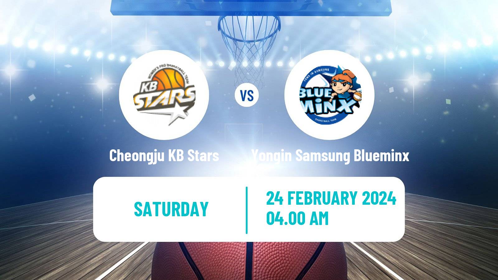 Basketball WKBL Cheongju KB Stars - Yongin Samsung Blueminx