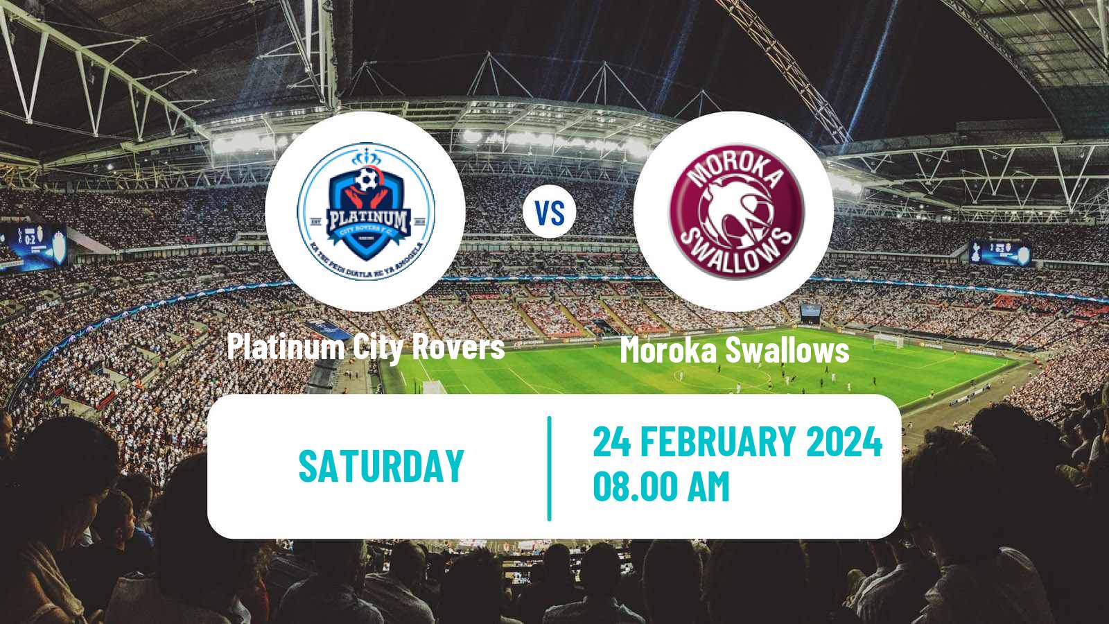 Soccer South African Nedbank Cup Platinum City Rovers - Moroka Swallows