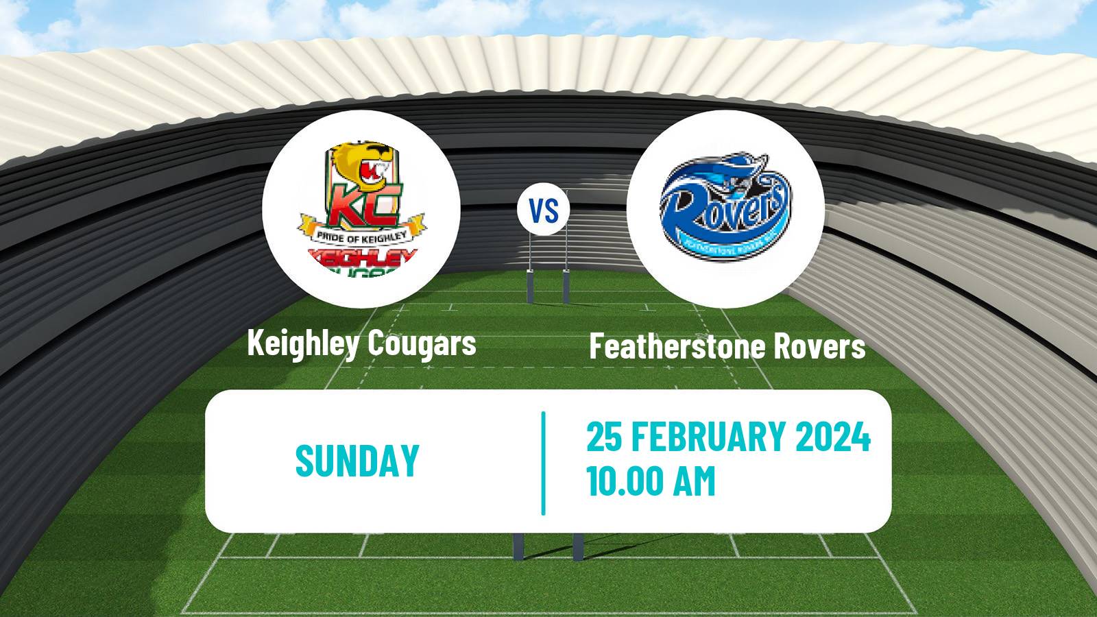 Rugby league Challenge Cup Rugby League Keighley Cougars - Featherstone Rovers