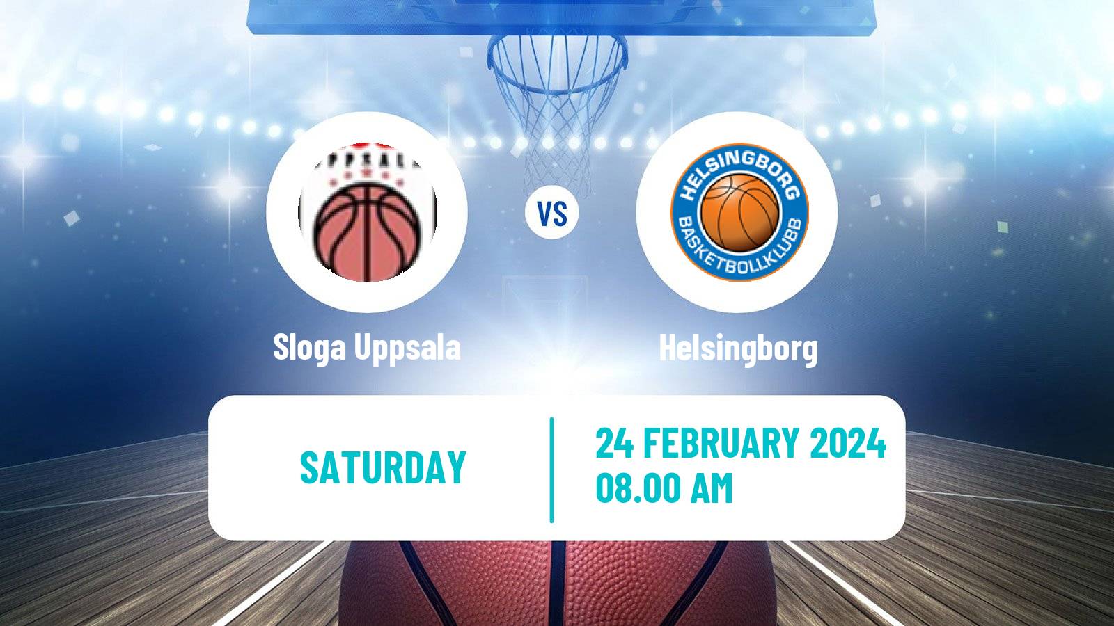 Basketball Swedish Superettan Basketball Sloga Uppsala - Helsingborg