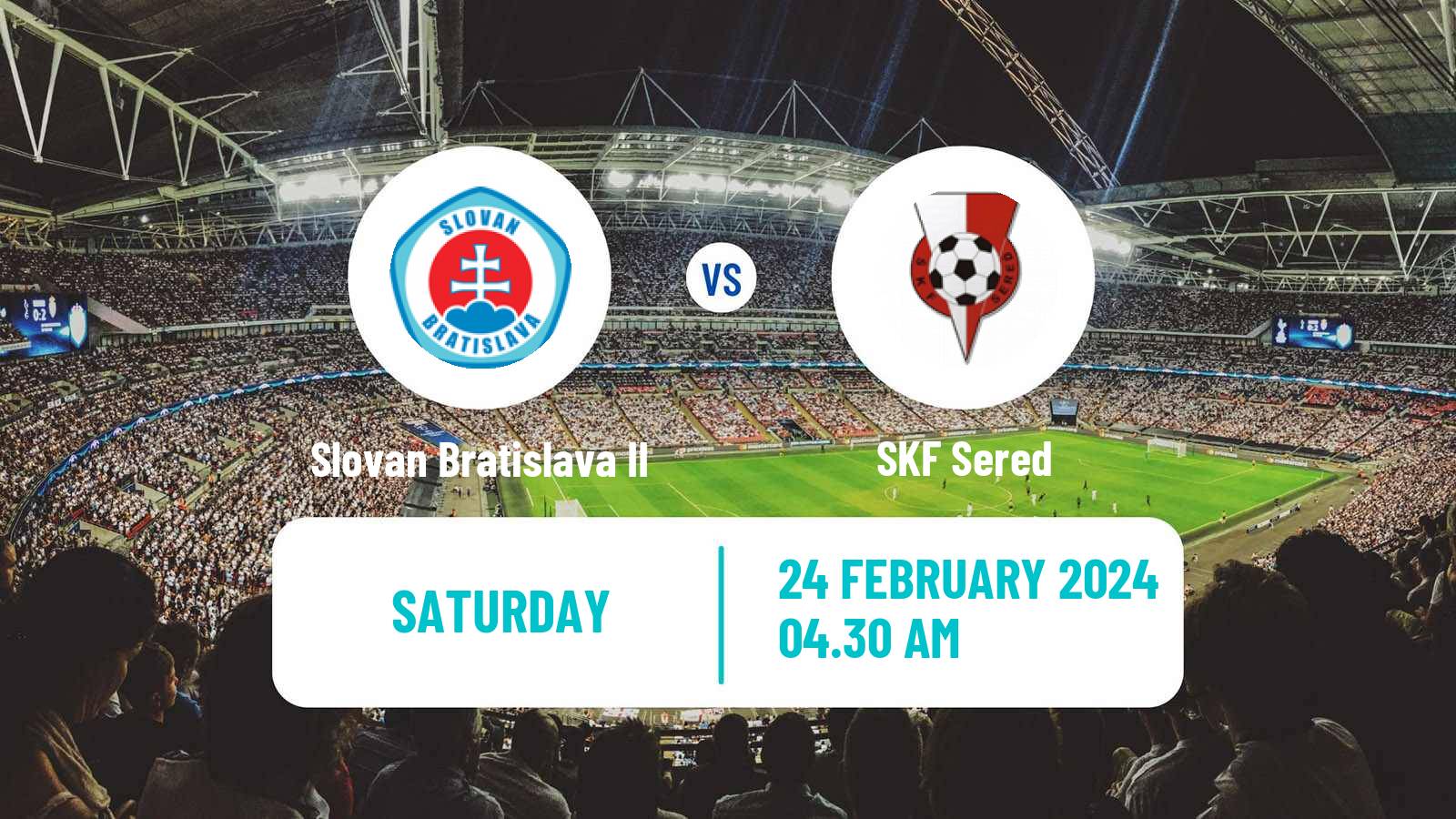 Soccer Club Friendly Slovan Bratislava II - Sered