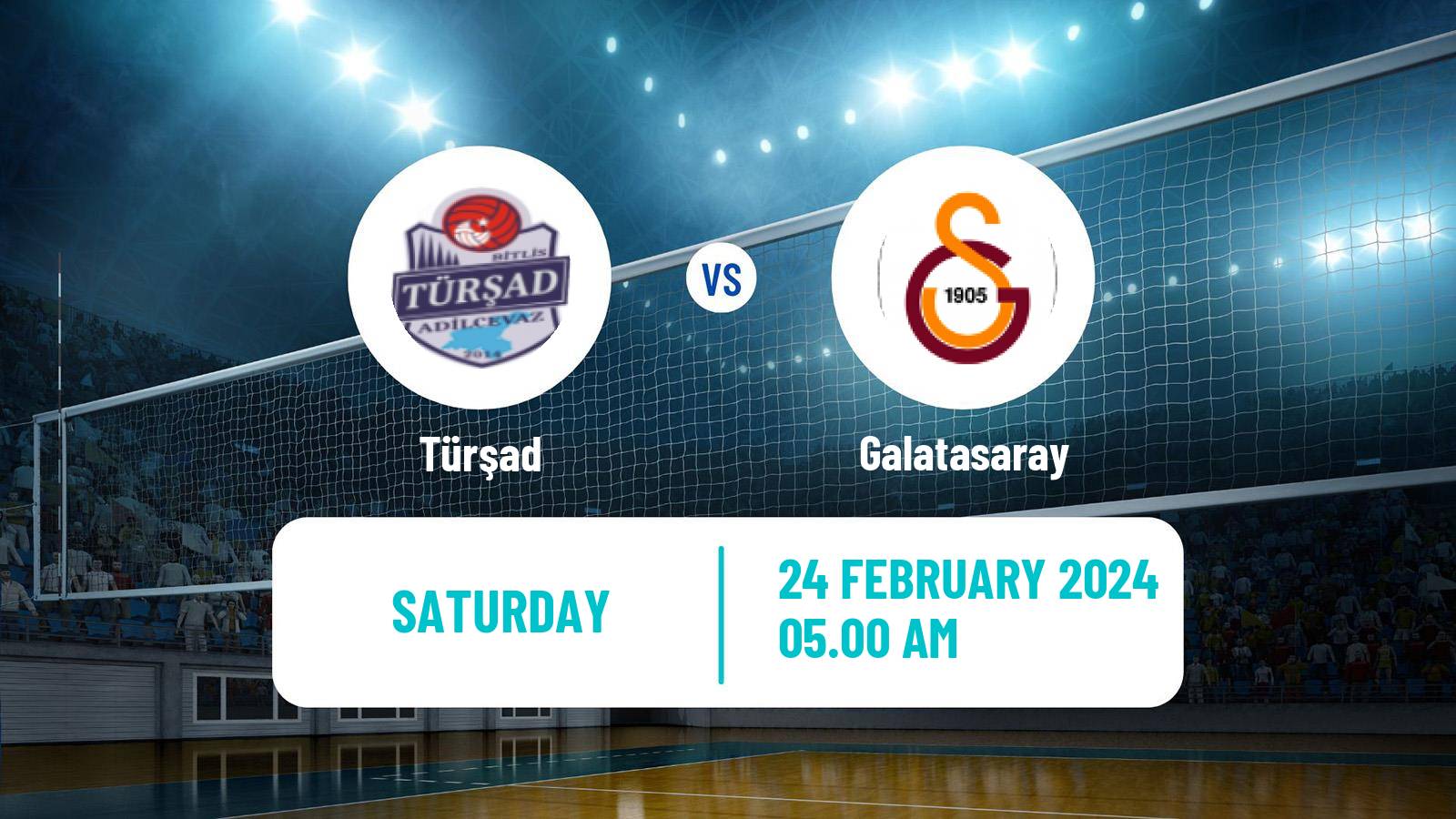 Volleyball Turkish Efeler Ligi Volleyball Türşad - Galatasaray