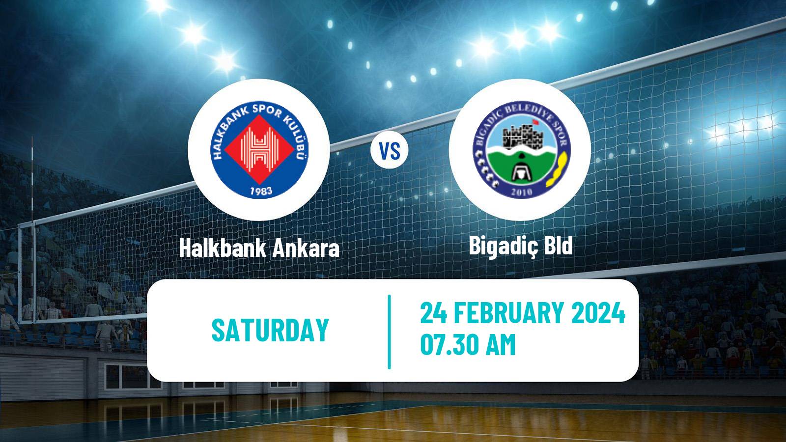 Volleyball Turkish Efeler Ligi Volleyball Halkbank Ankara - Bigadiç Bld
