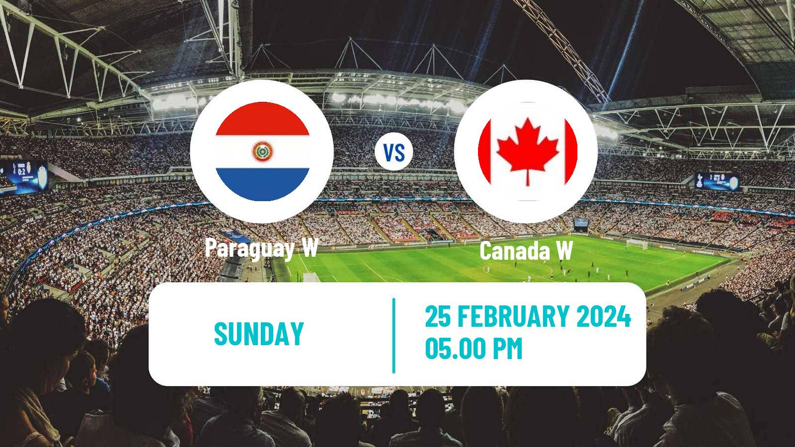 Soccer Gold Cup Women Paraguay W - Canada W