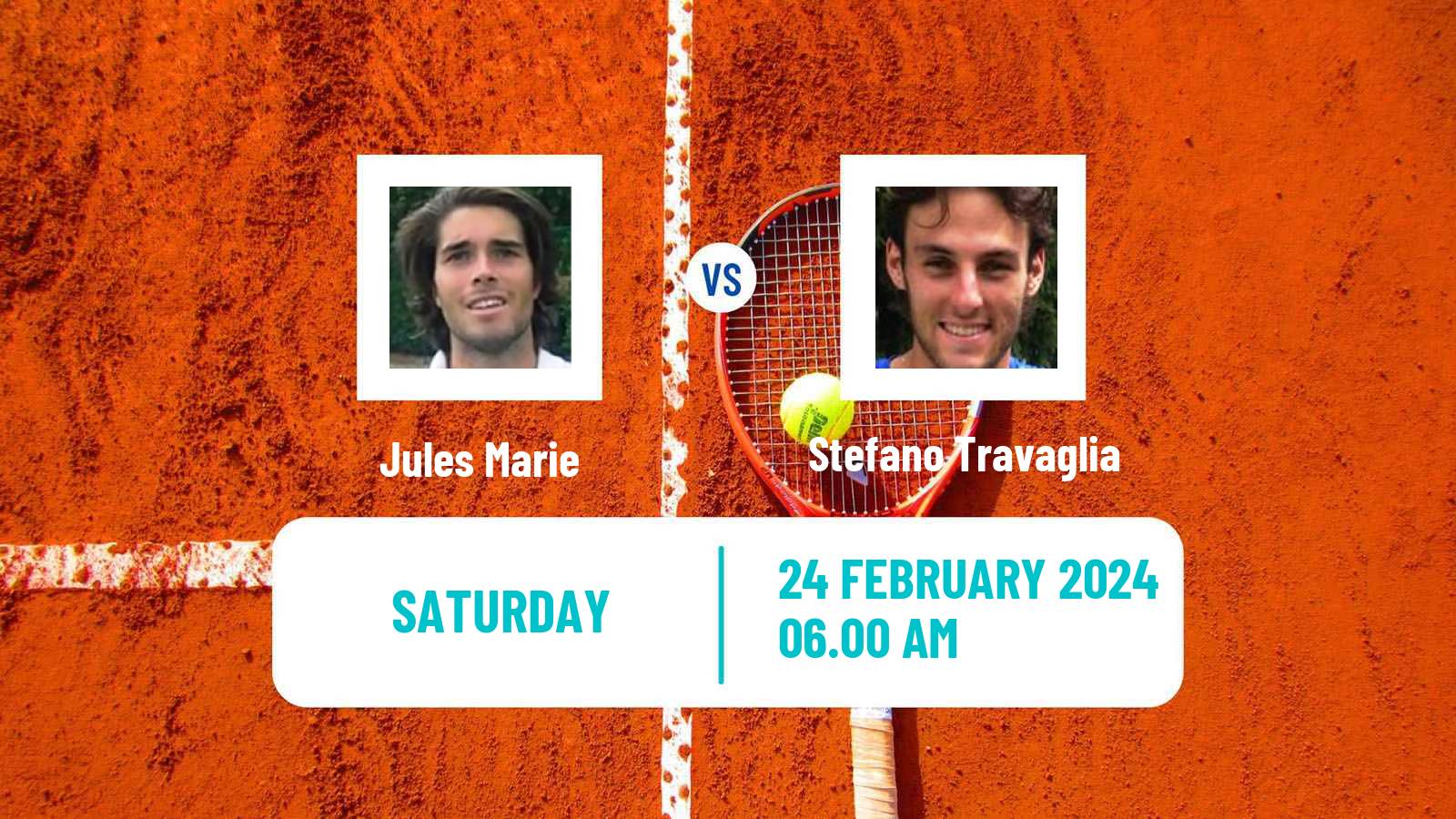 Tennis Tenerife 2 Challenger Men Jules Marie - Stefano Travaglia