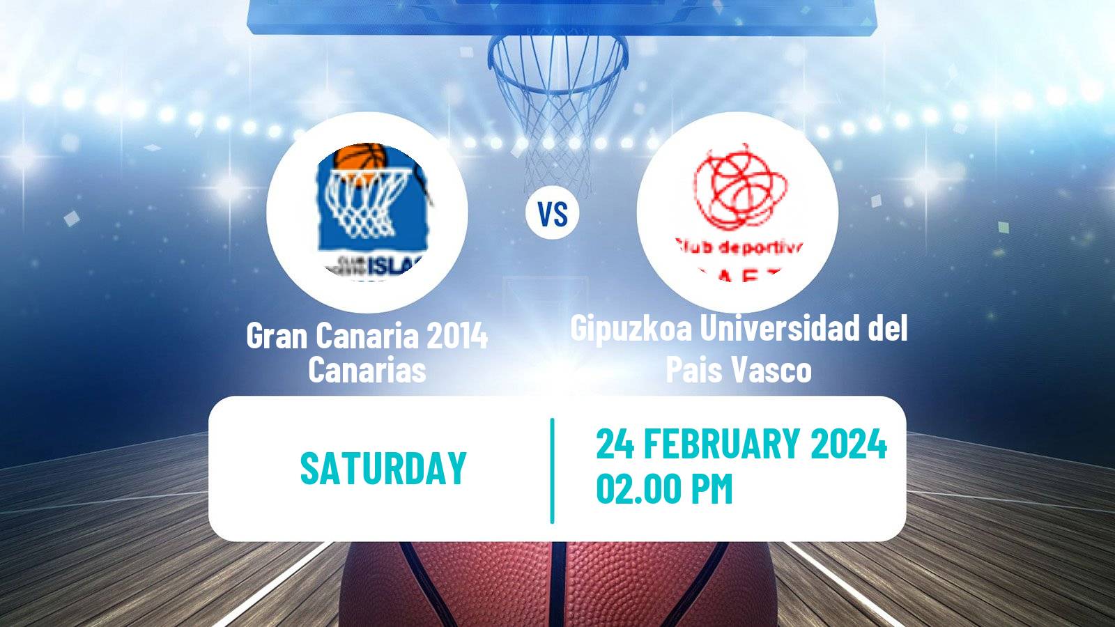 Basketball Spanish Liga Femenina Basketball Gran Canaria 2014 Canarias - Gipuzkoa Universidad del Pais Vasco