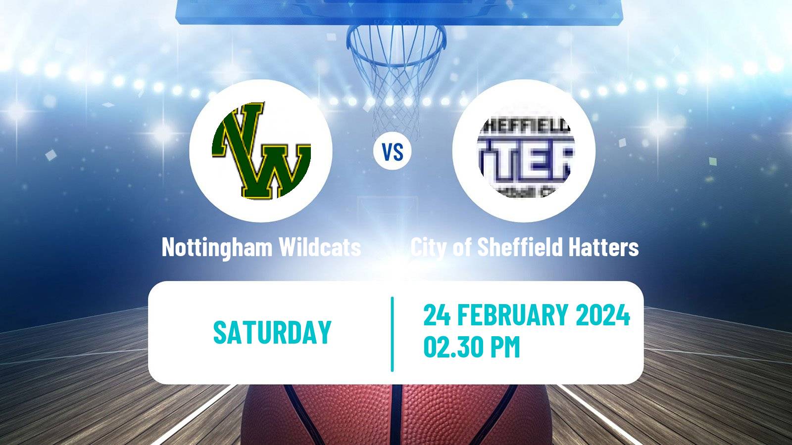 Basketball British WBBL Nottingham Wildcats - City of Sheffield Hatters