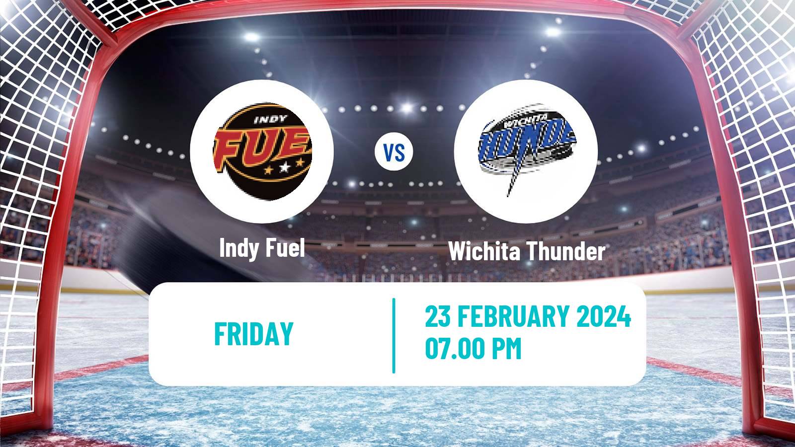 Hockey ECHL Indy Fuel - Wichita Thunder