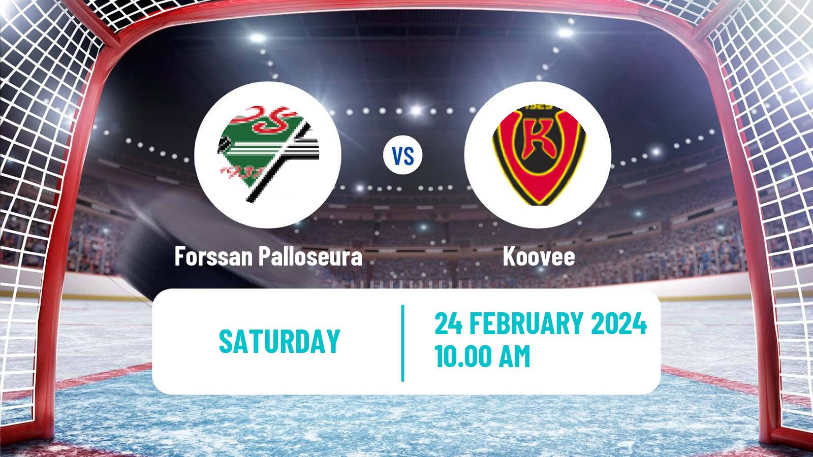 Hockey Finnish Mestis Forssan Palloseura - Koovee