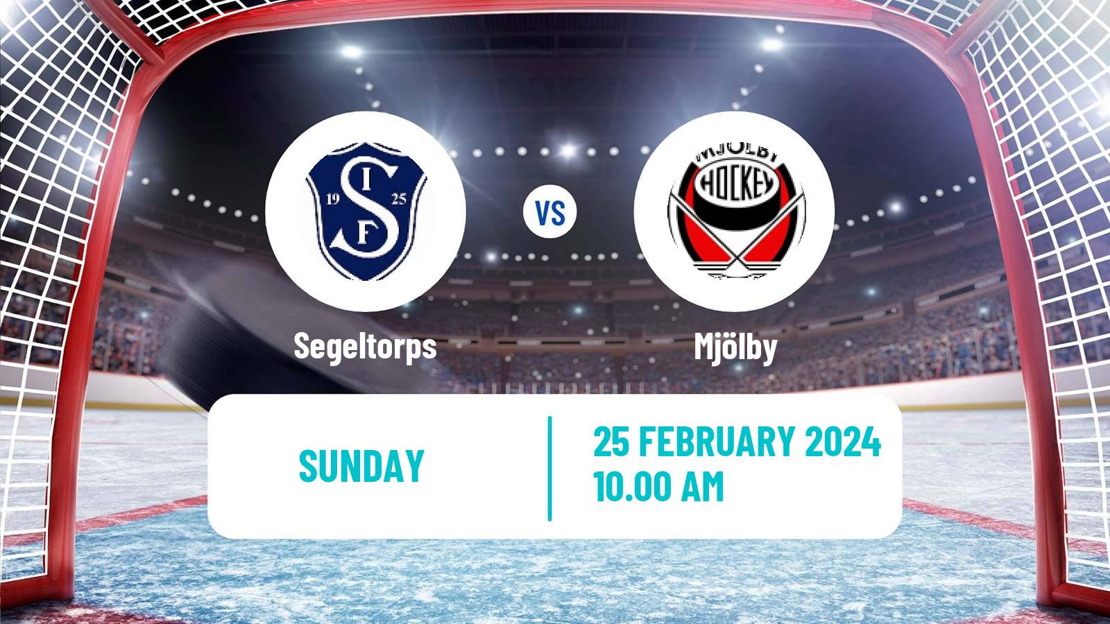 Hockey Swedish HockeyEttan Sodra Var Segeltorps - Mjölby