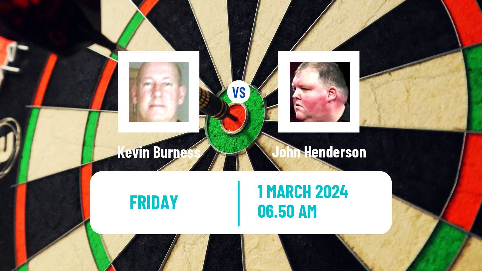 Darts Uk Open Kevin Burness - John Henderson