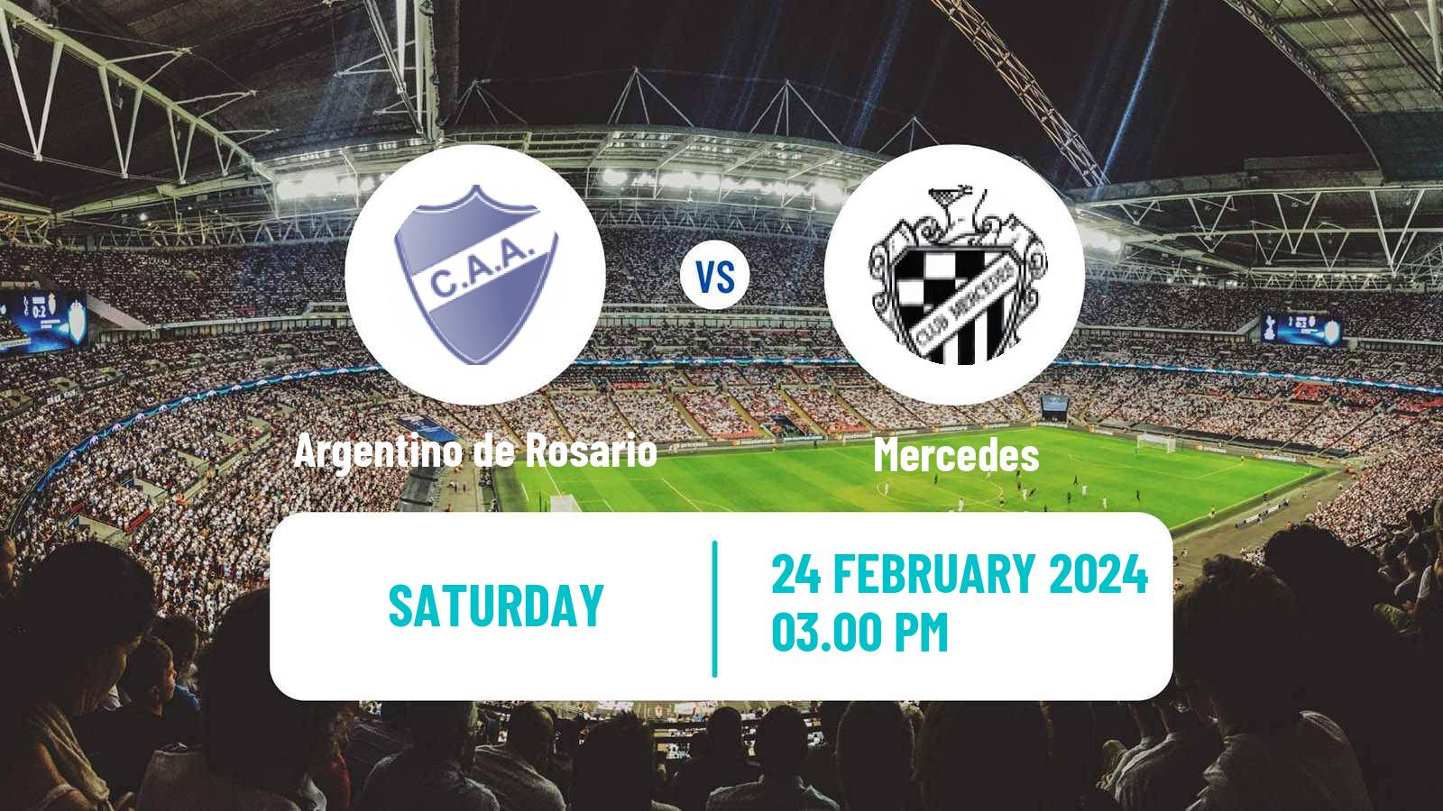 Soccer Argentinian Primera C Argentino de Rosario - Mercedes
