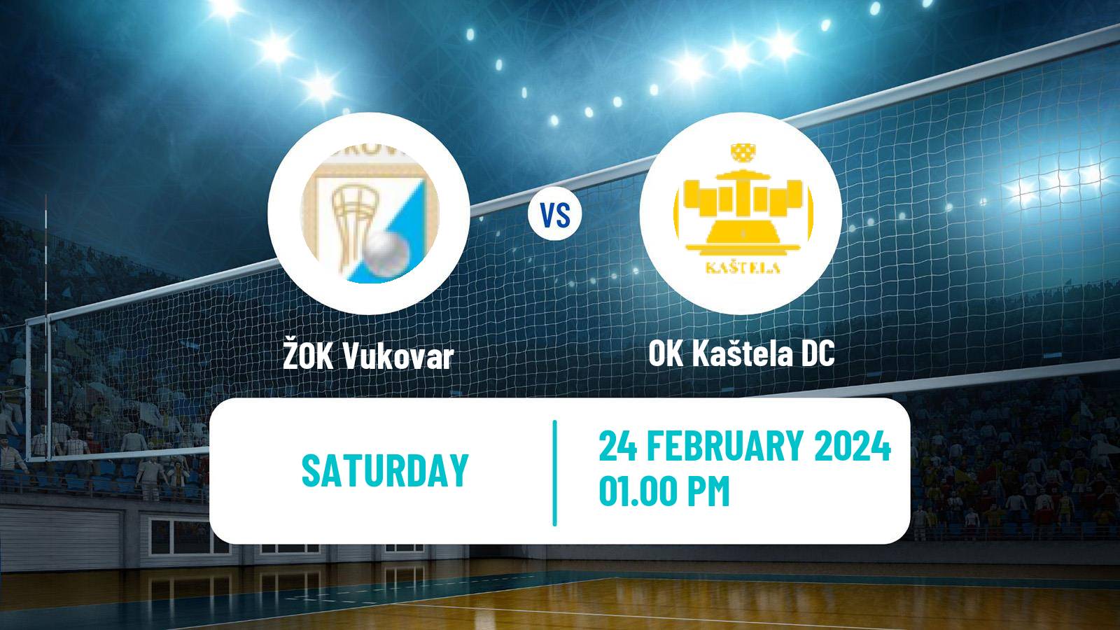 Volleyball Croatian Superliga Volleyball Women Vukovar - OK Kaštela DC