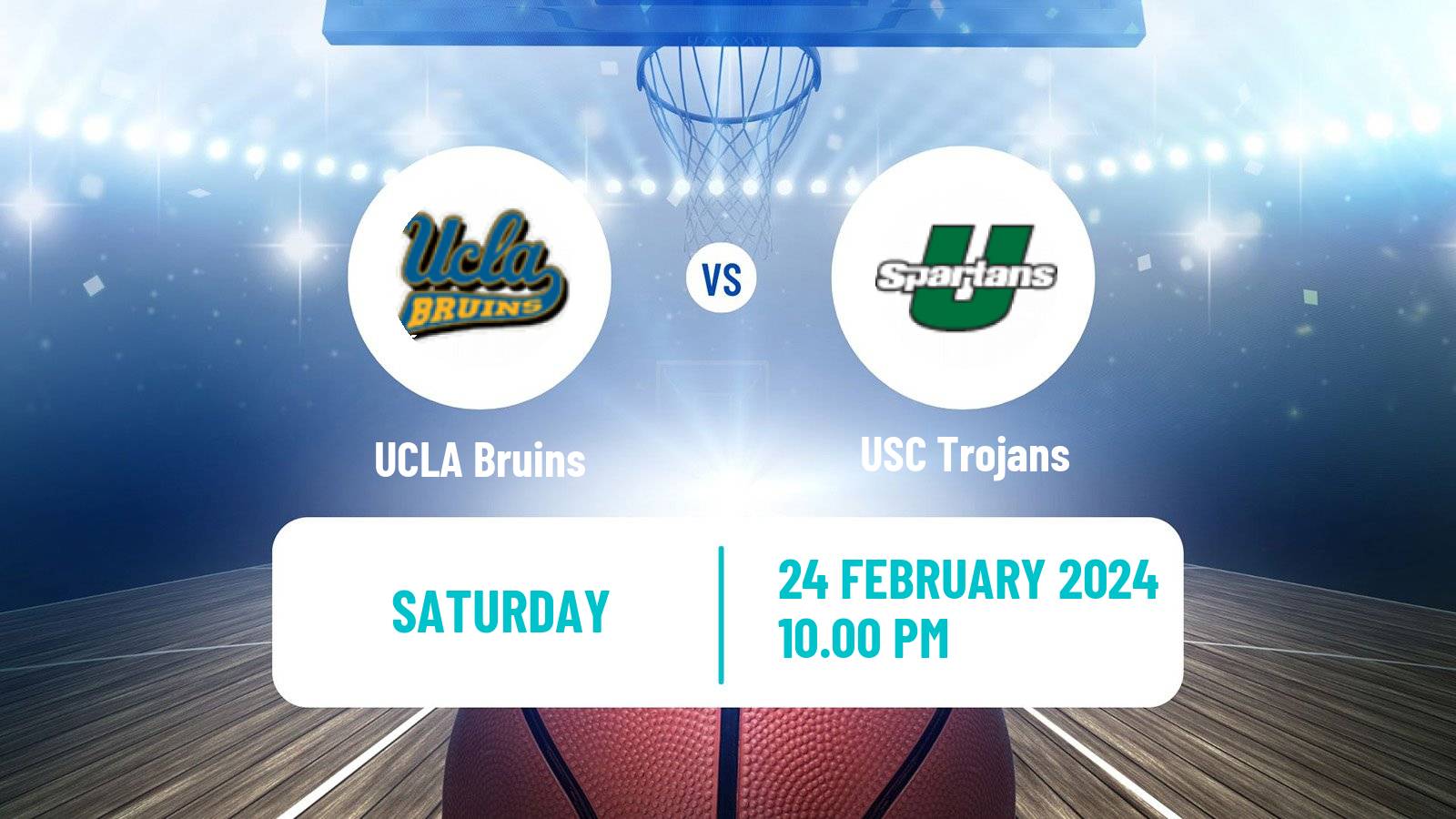 Basketball NCAA College Basketball UCLA Bruins - USC Trojans