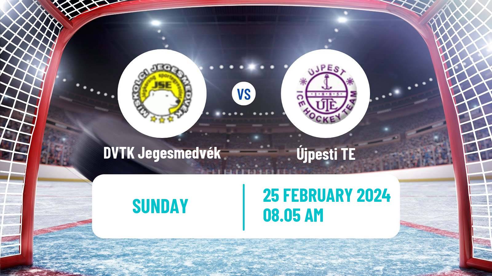 Hockey Hungarian Erste Liga Hockey DVTK Jegesmedvék - Újpest