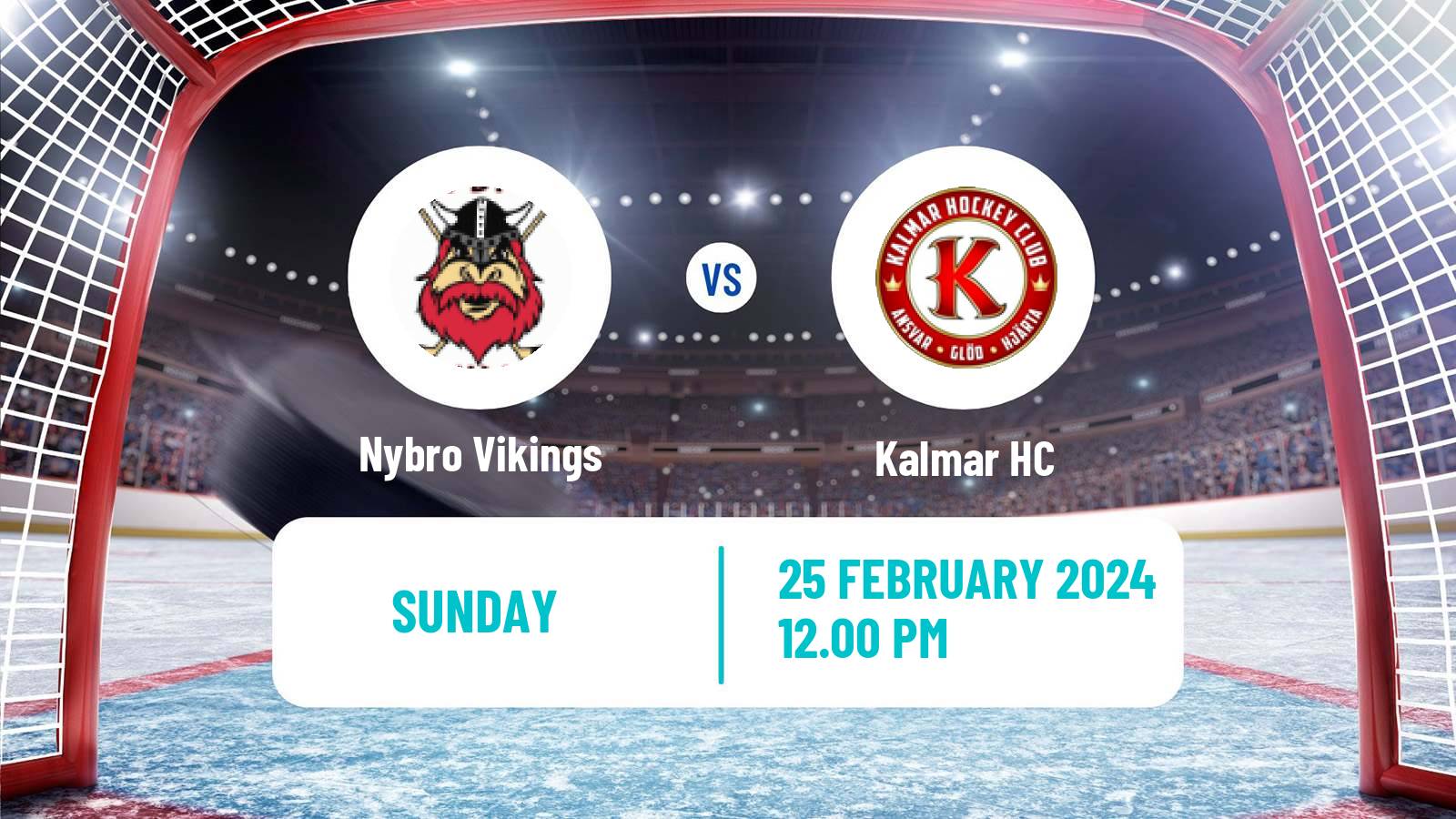 Hockey Swedish Hockey Allsvenskan Nybro Vikings - Kalmar