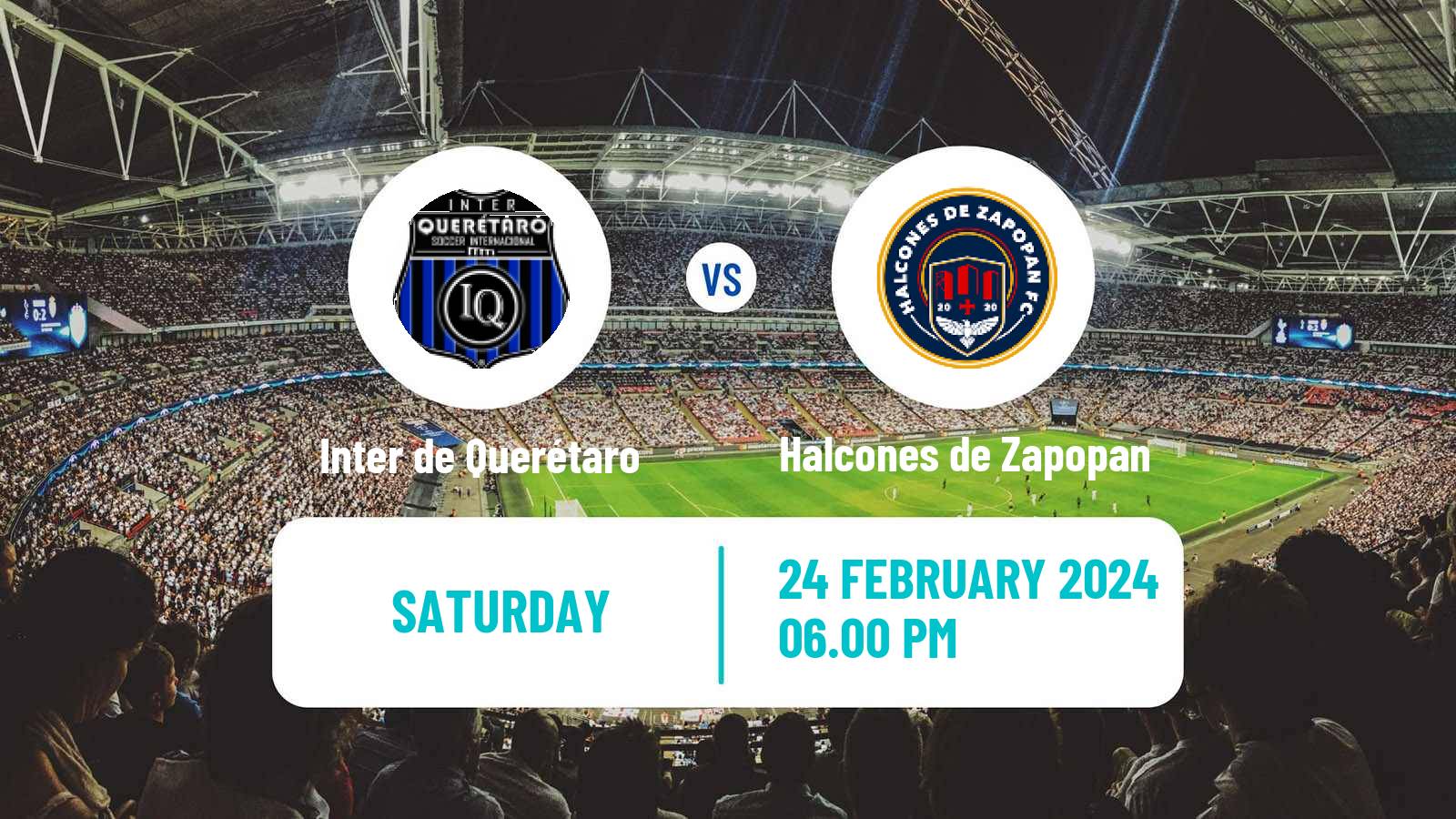 Soccer Mexican Liga Premier Serie A Inter de Querétaro - Halcones de Zapopan