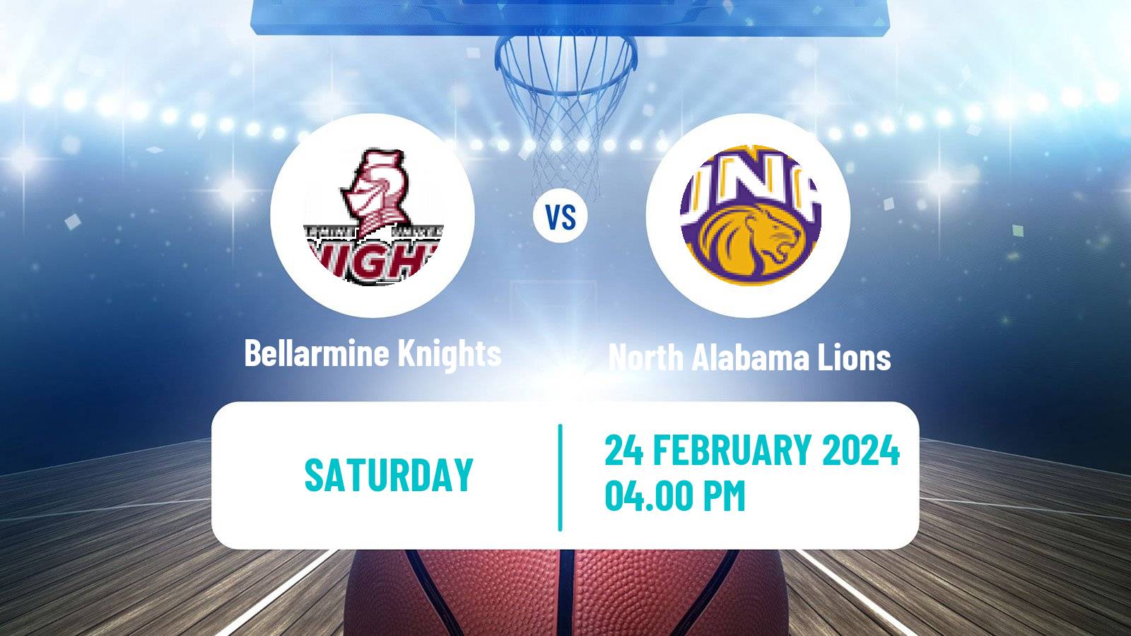 Basketball NCAA College Basketball Bellarmine Knights - North Alabama Lions