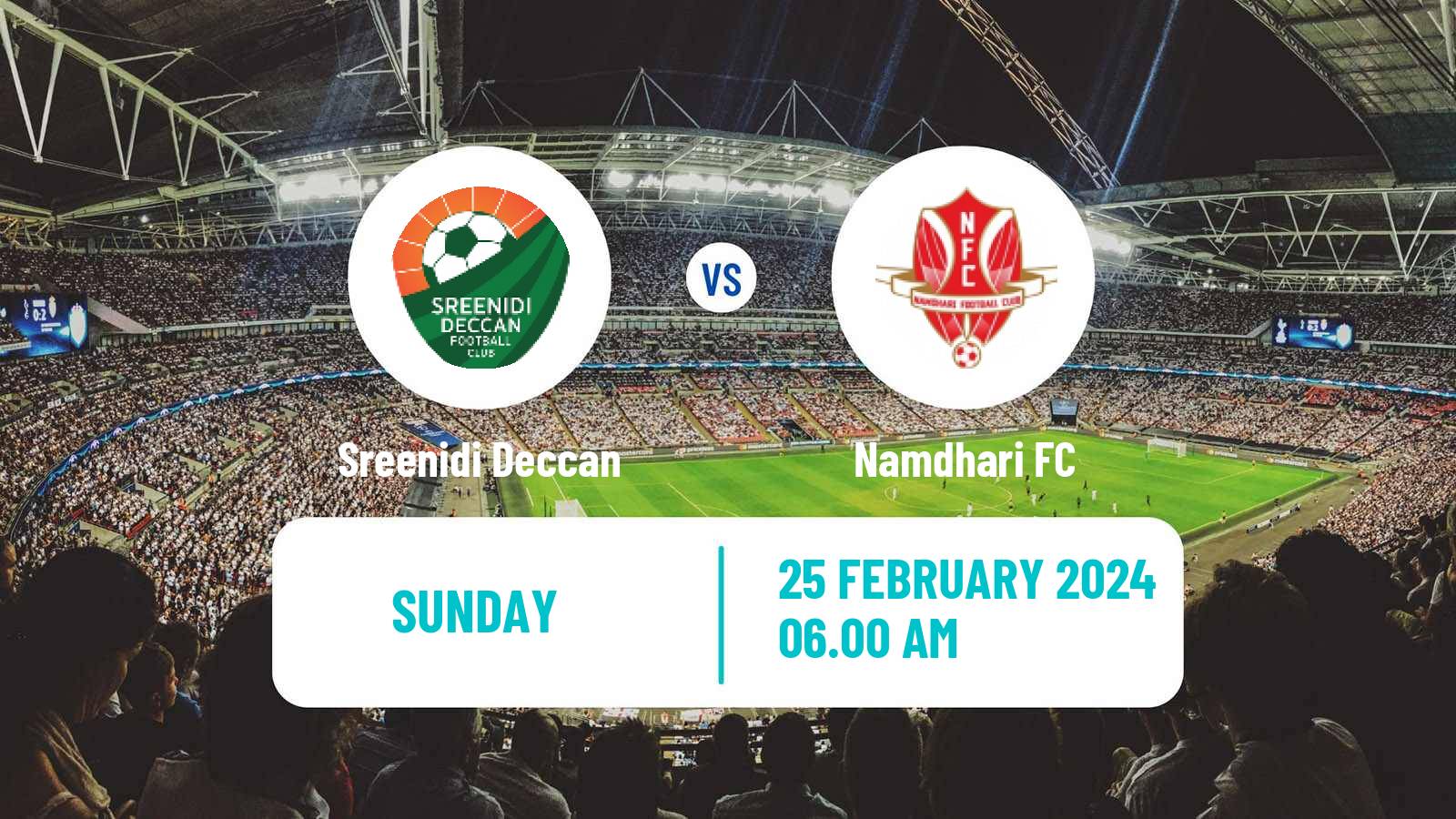 Soccer Indian I-League Sreenidi Deccan - Namdhari