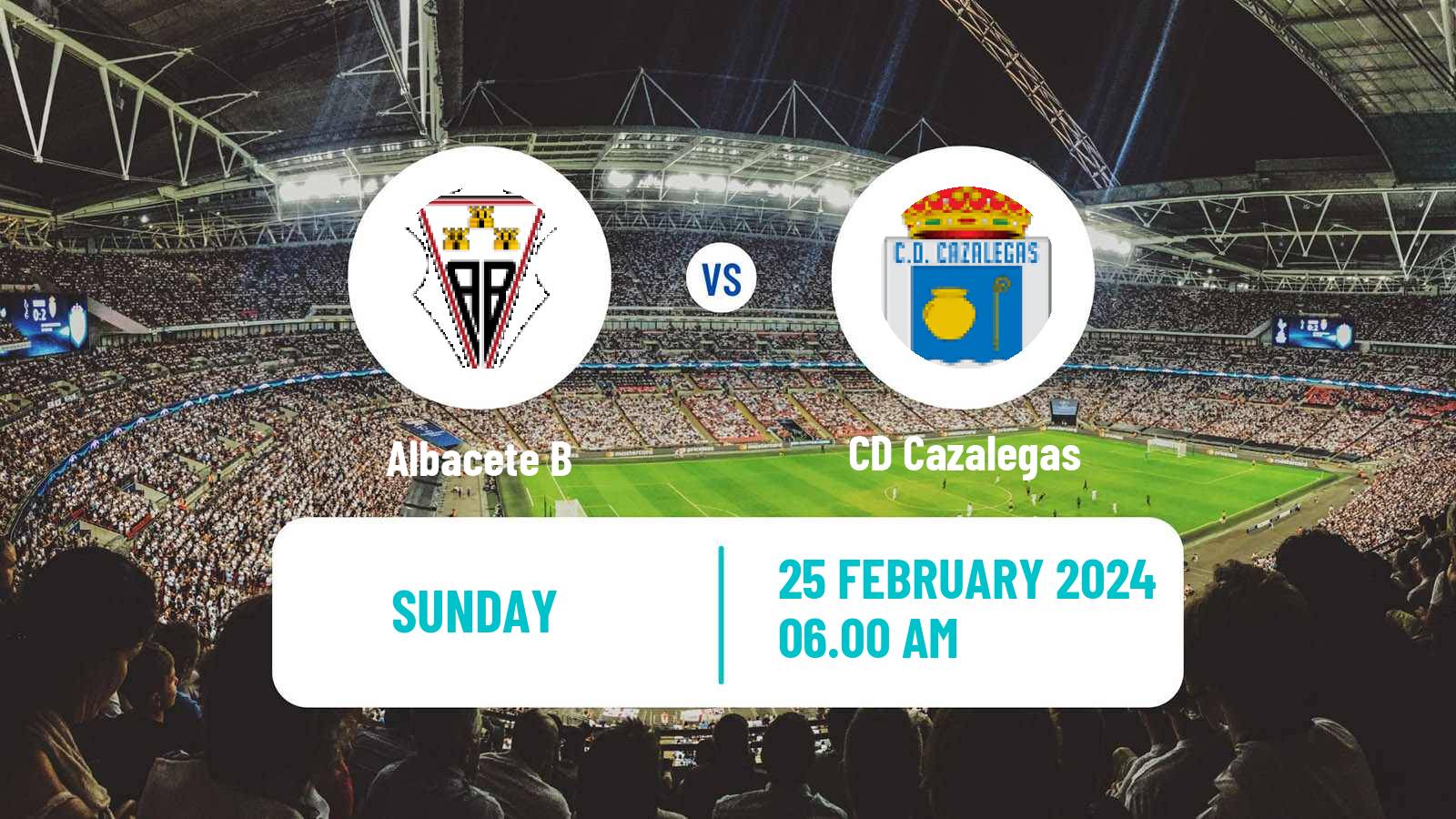 Soccer Spanish Tercera RFEF - Group 18 Albacete B - Cazalegas