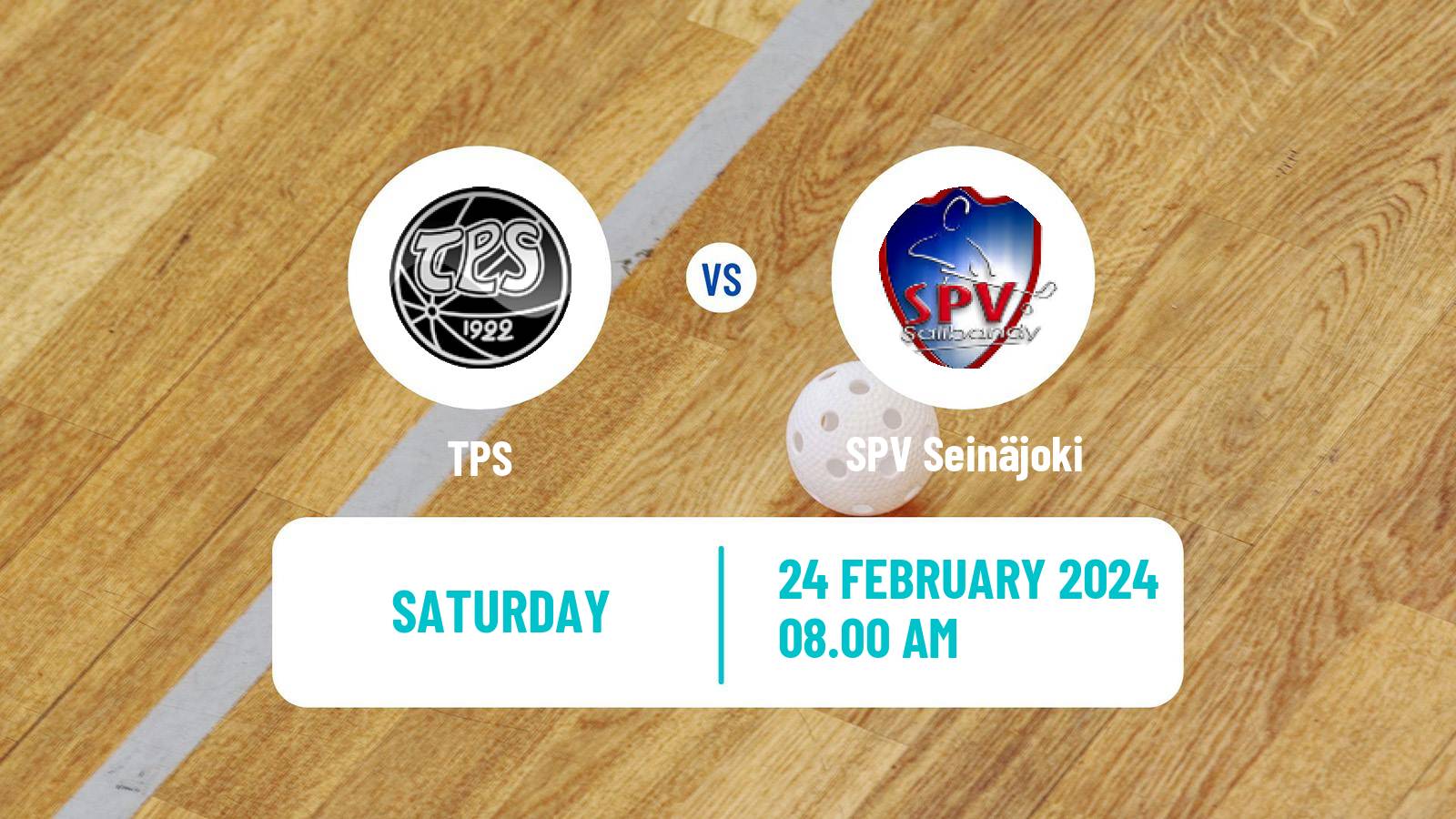 Floorball Finnish F-Liiga TPS - SPV Seinäjoki