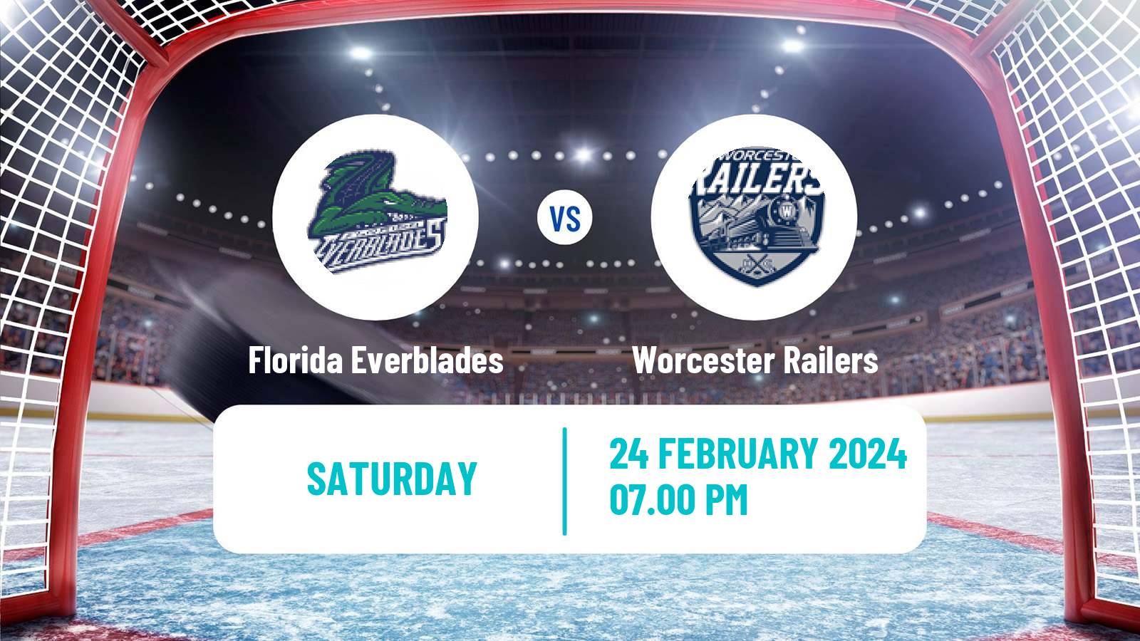 Hockey ECHL Florida Everblades - Worcester Railers