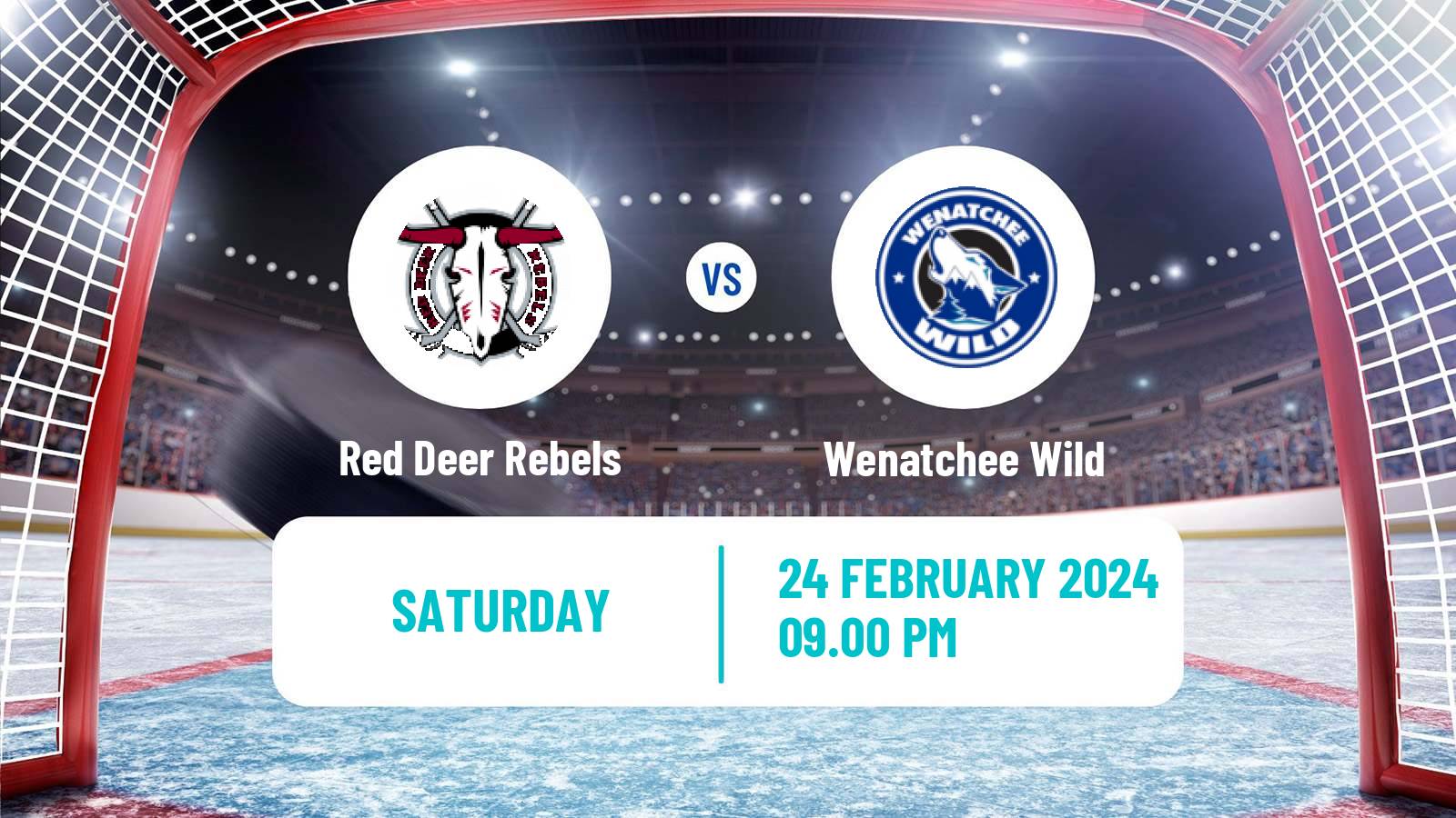 Hockey WHL Red Deer Rebels - Wenatchee Wild