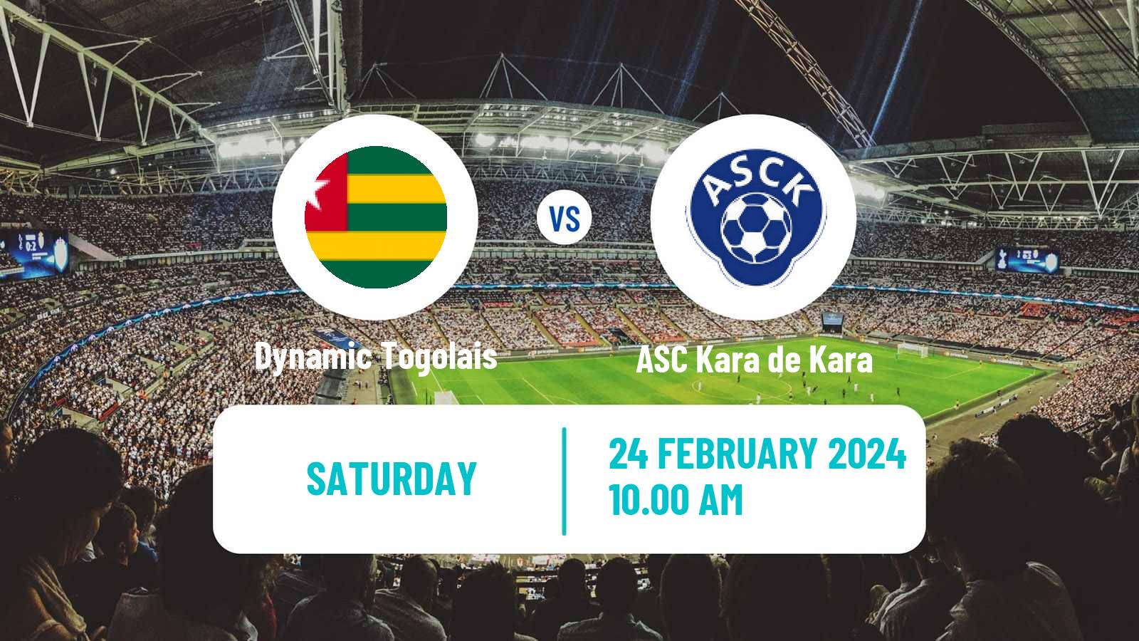Soccer Togolese Championnat National Dynamic Togolais - ASC Kara de Kara