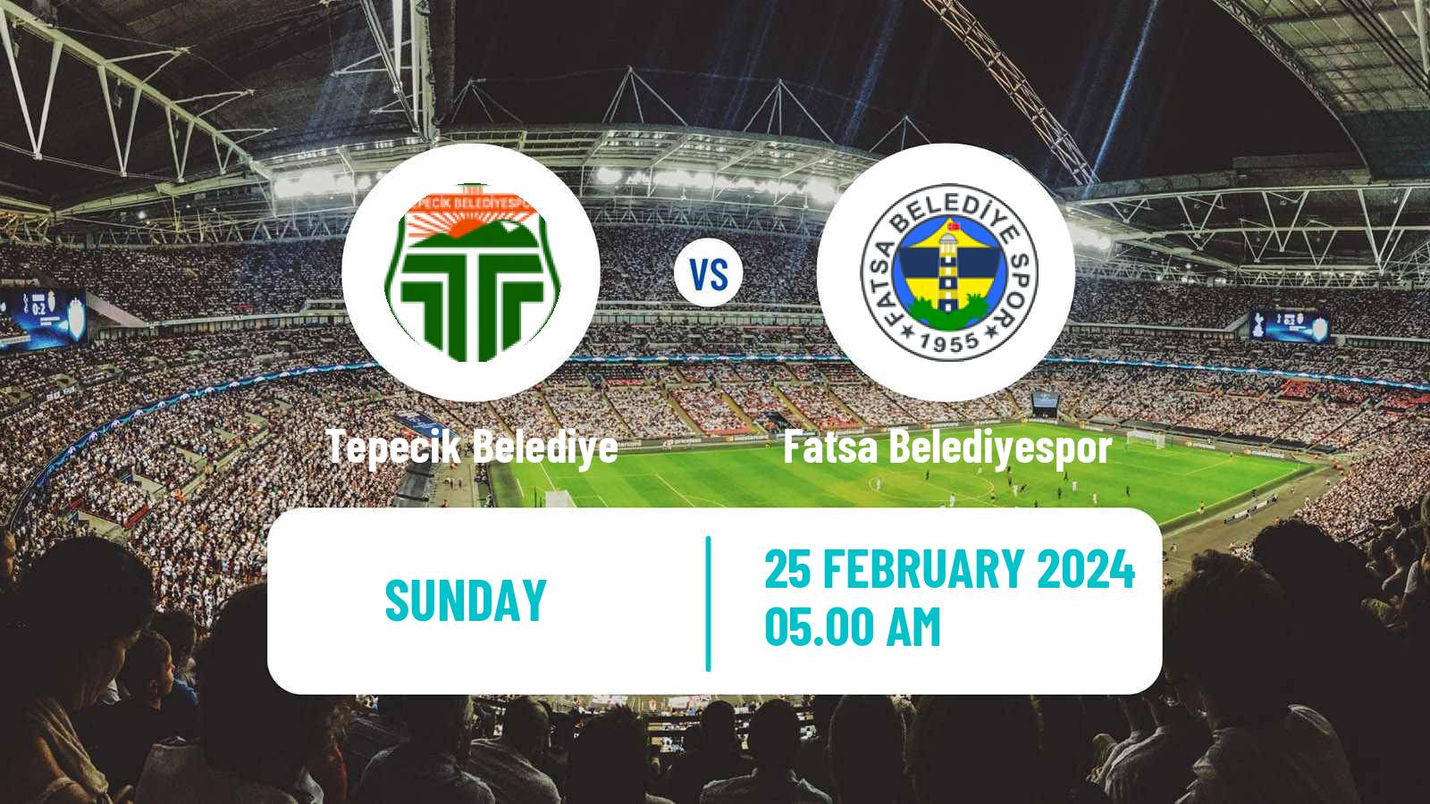 Soccer Turkish 3 Lig Group 3 Tepecik Belediye - Fatsa Belediyespor