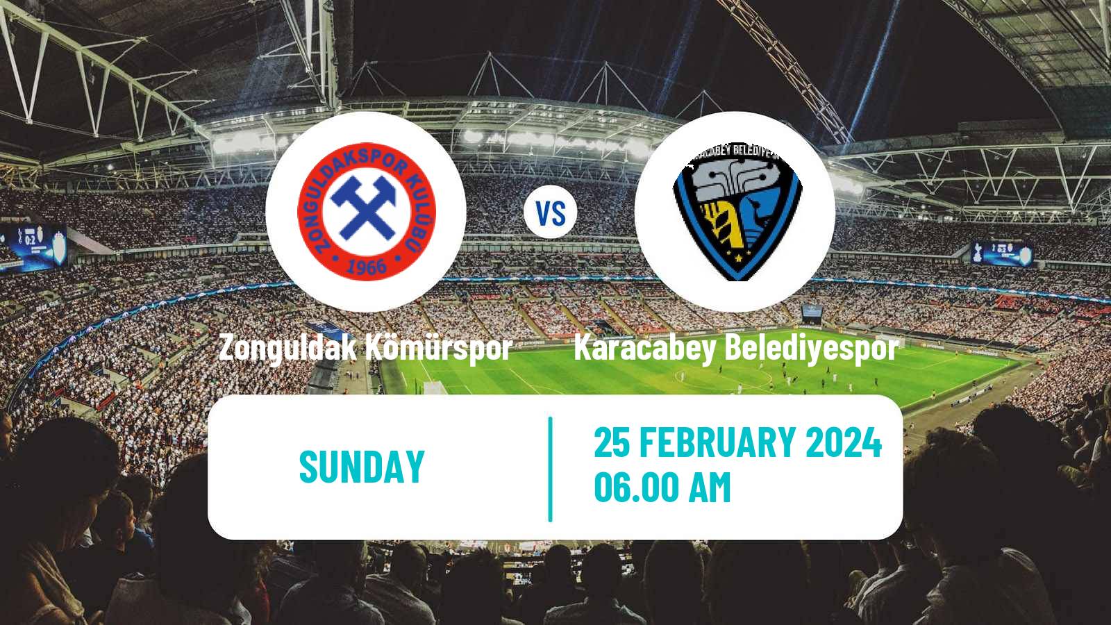 Soccer Turkish Second League White Group Zonguldak Kömürspor - Karacabey Belediyespor
