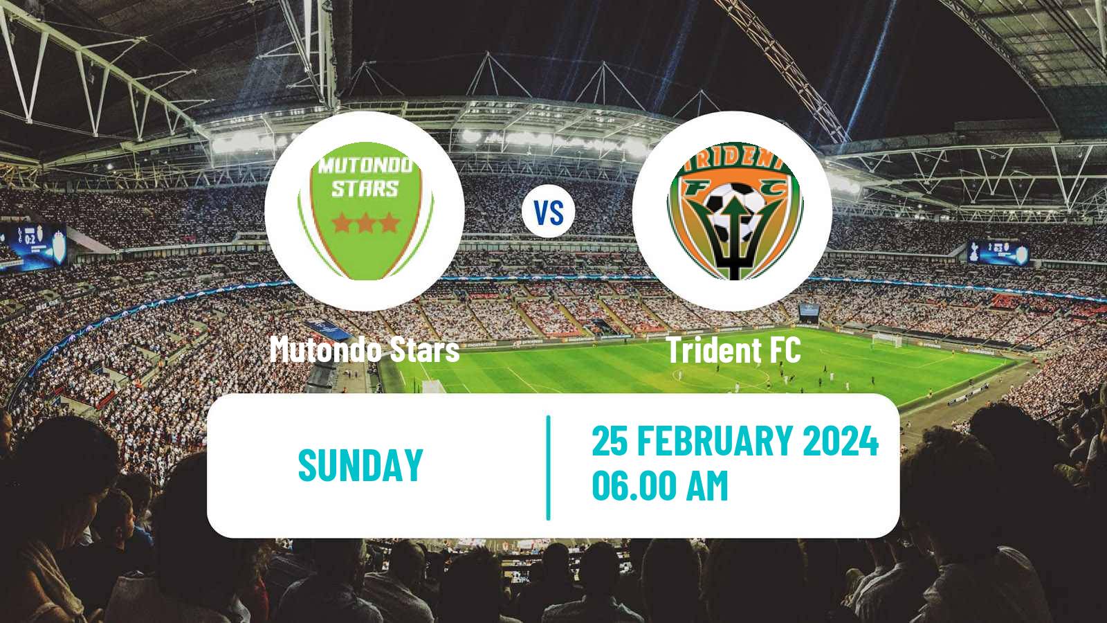 Soccer Zambian Premier League Mutondo Stars - Trident