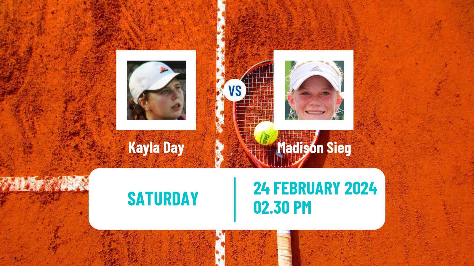 Tennis WTA San Diego Kayla Day - Madison Sieg