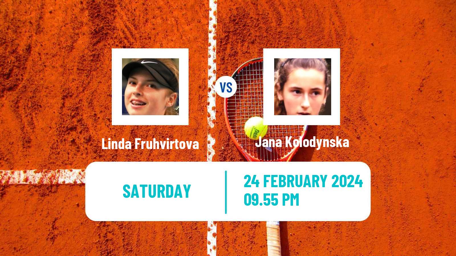 Tennis WTA San Diego Linda Fruhvirtova - Jana Kolodynska