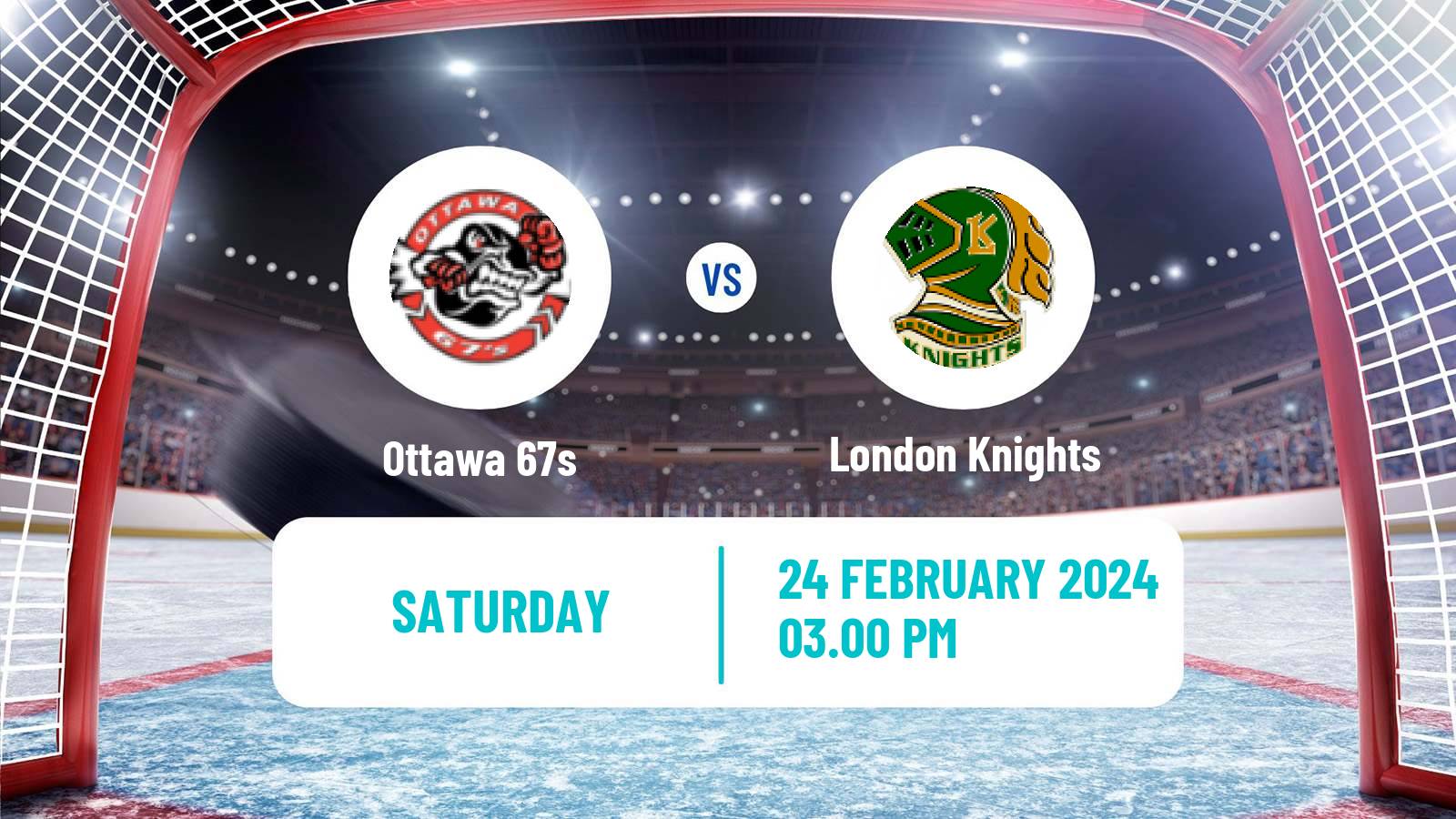 Hockey OHL Ottawa 67s - London Knights