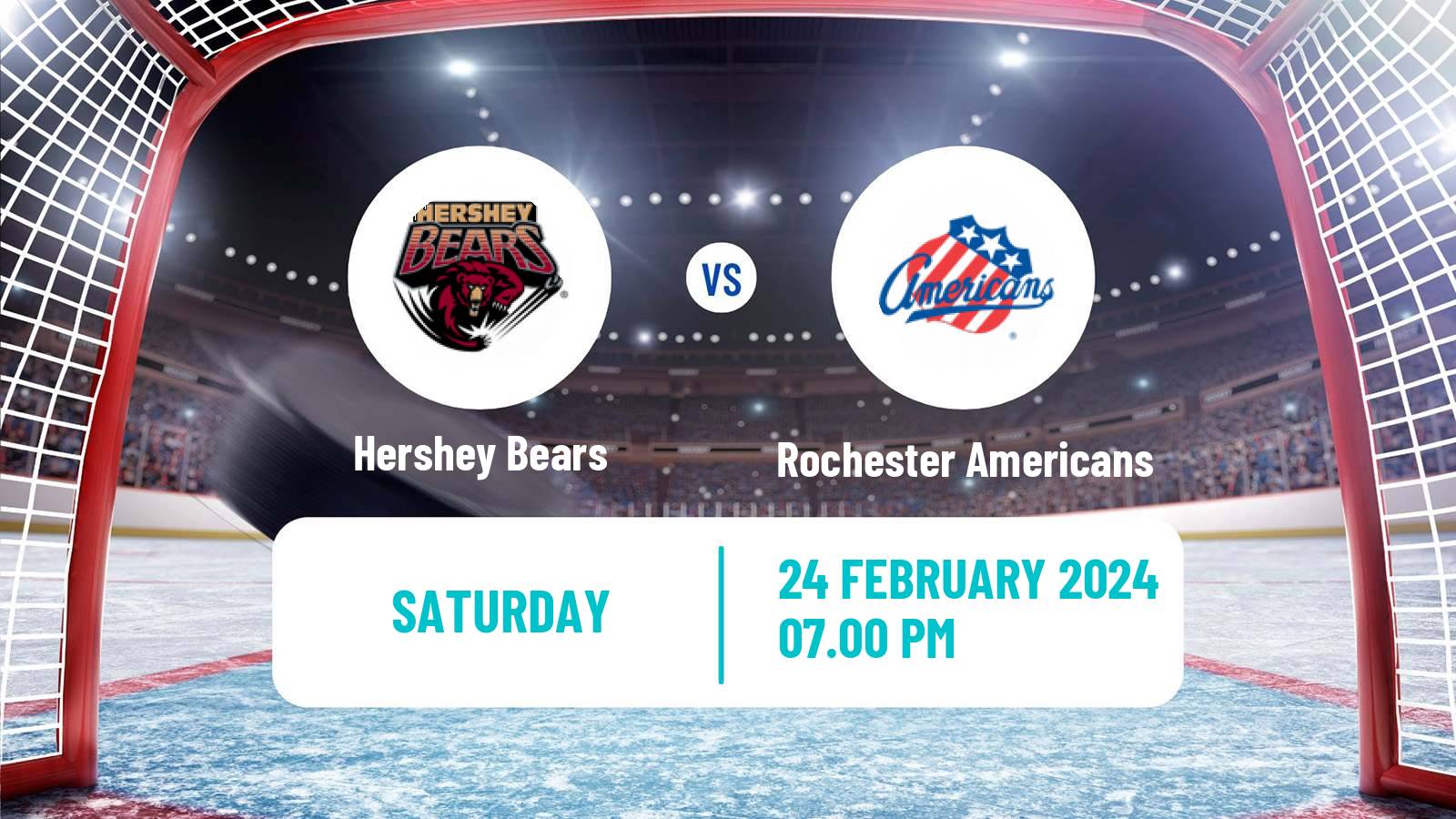 Hockey AHL Hershey Bears - Rochester Americans