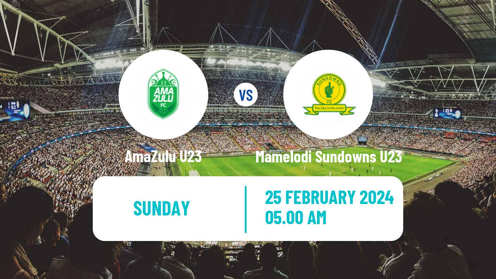 Soccer South African Diski Challenge AmaZulu U23 - Mamelodi Sundowns U23