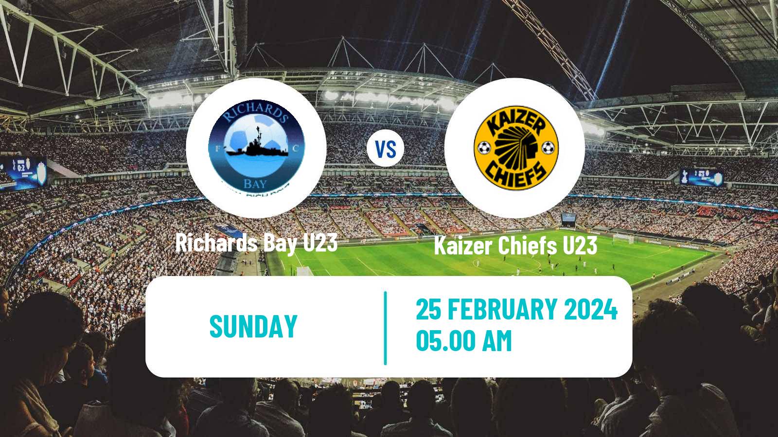 Soccer South African Diski Challenge Richards Bay U23 - Kaizer Chiefs U23