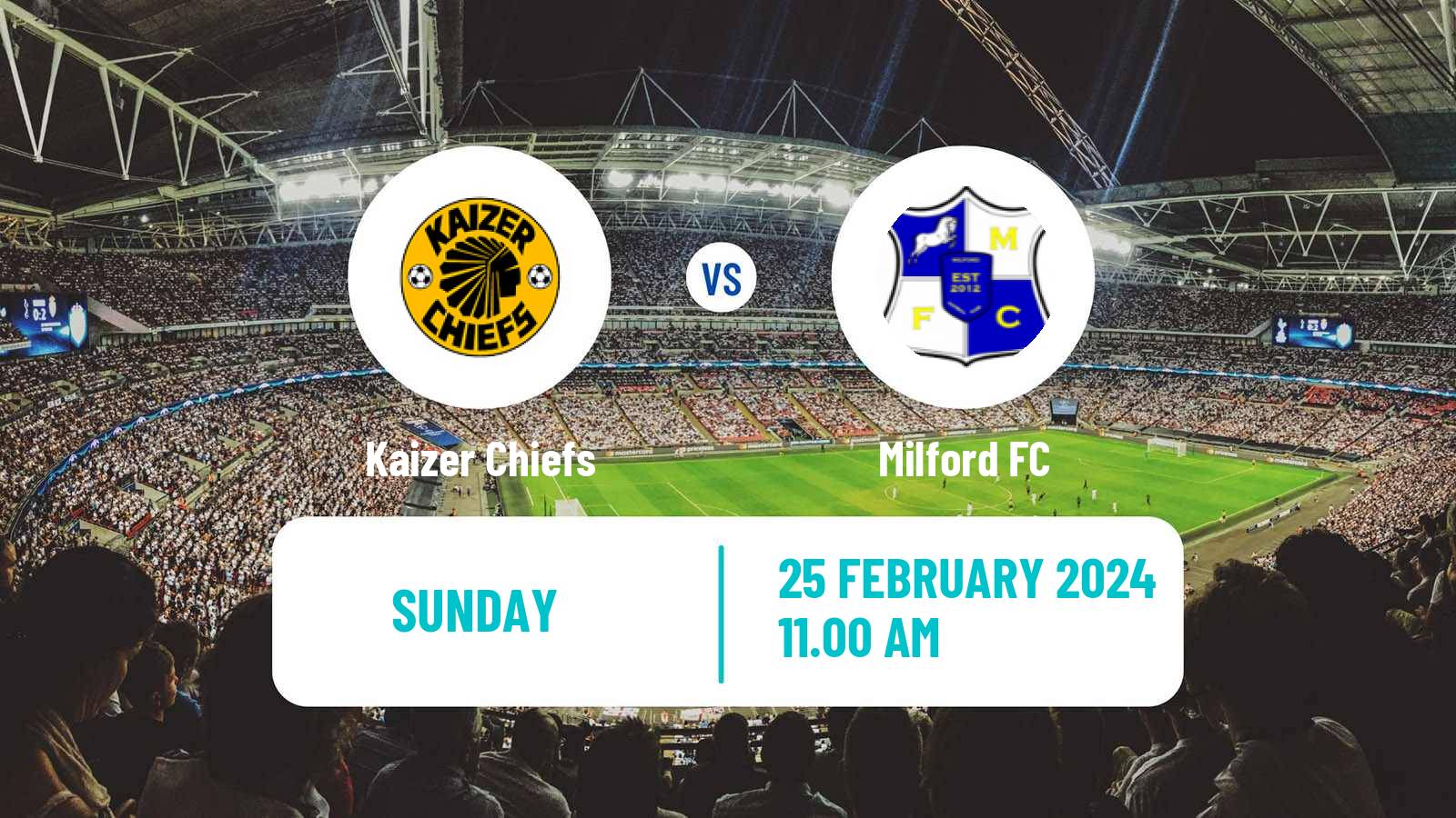 Soccer South African Nedbank Cup Kaizer Chiefs - Milford