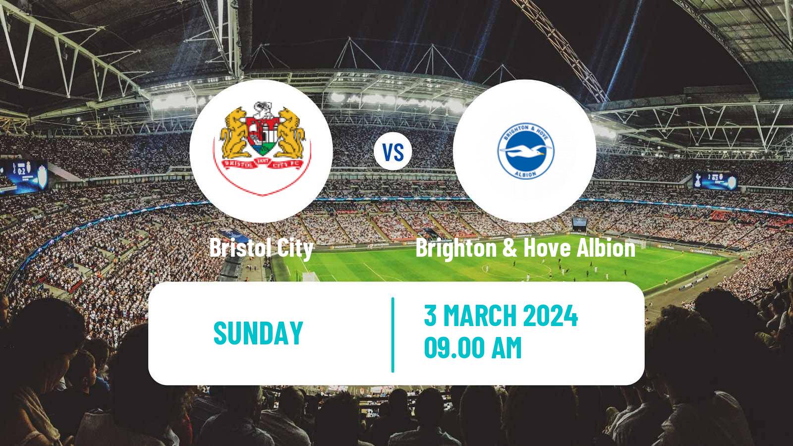 Soccer English WSL Bristol City - Brighton & Hove Albion