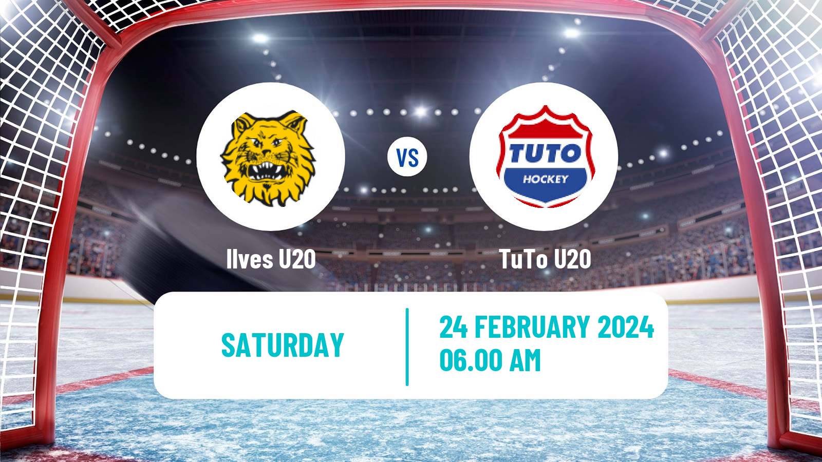 Hockey Finnish SM-sarja U20 Ilves U20 - TuTo U20